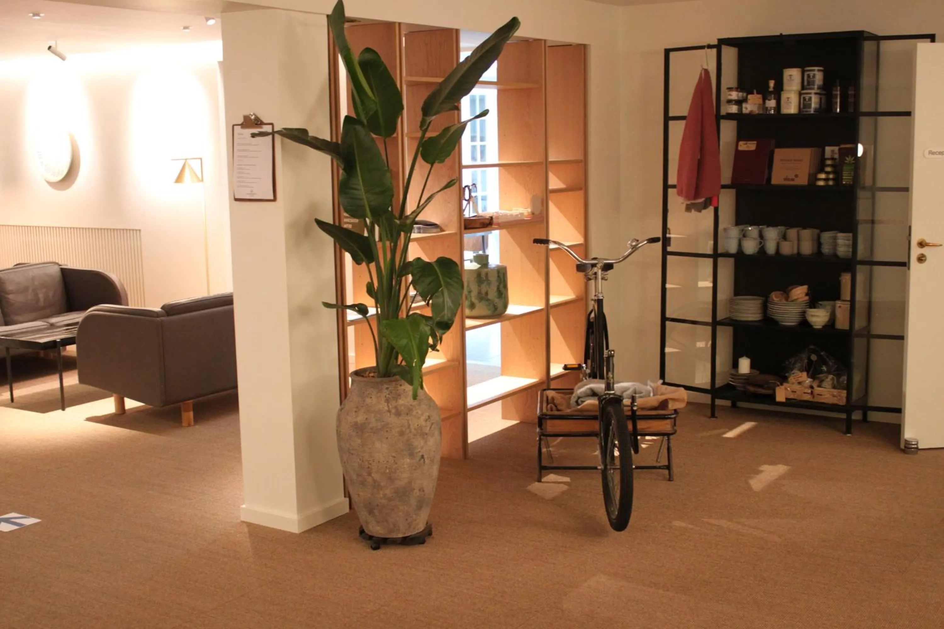 Lobby or reception in Skarrildhus Sinatur Hotel & Konference