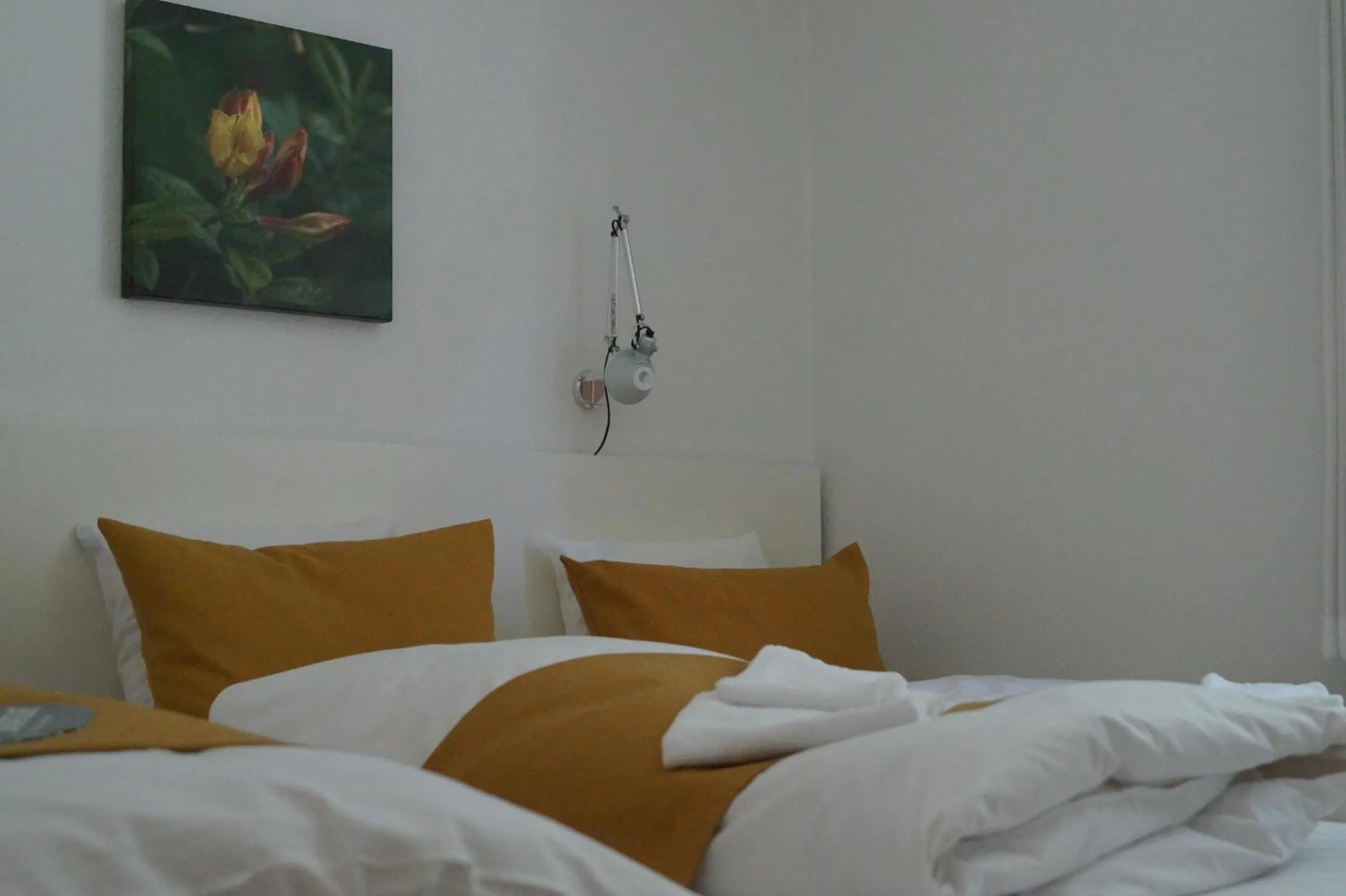 Bed in Skarrildhus Sinatur Hotel & Konference