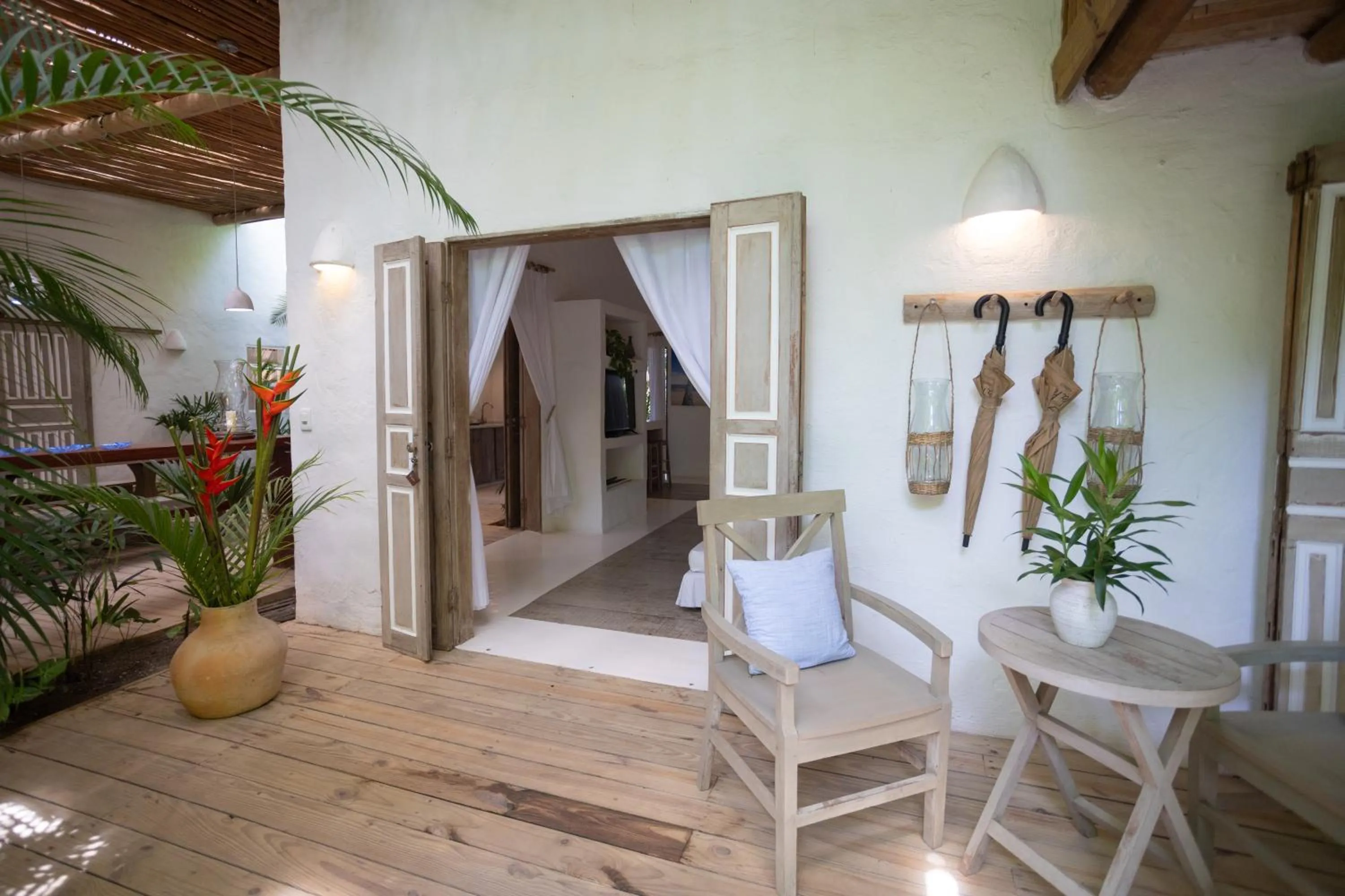 Seating area in Santa Fe Casas- Quadrado Trancoso