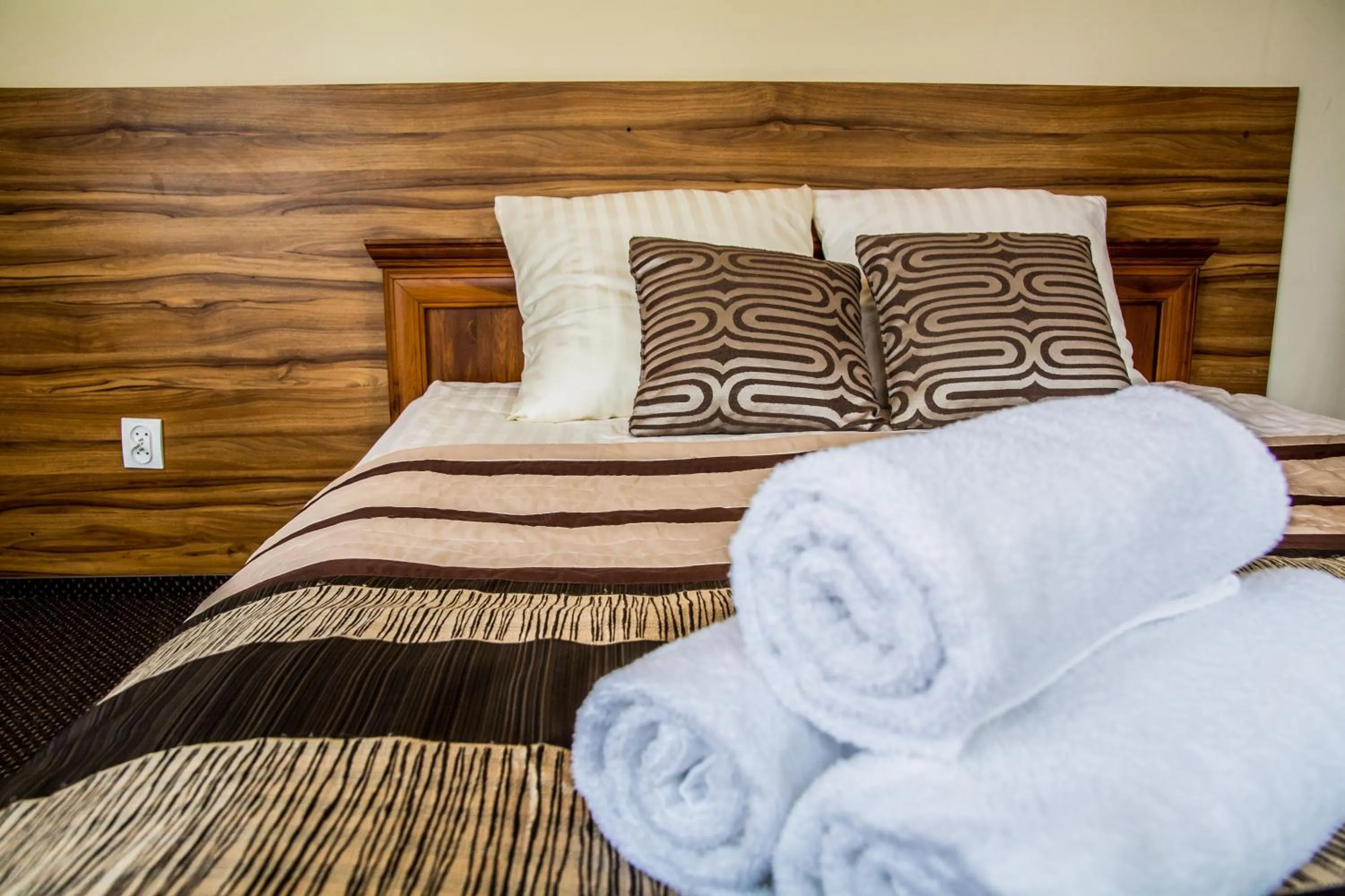 Bedroom, Bed in Villa Amber