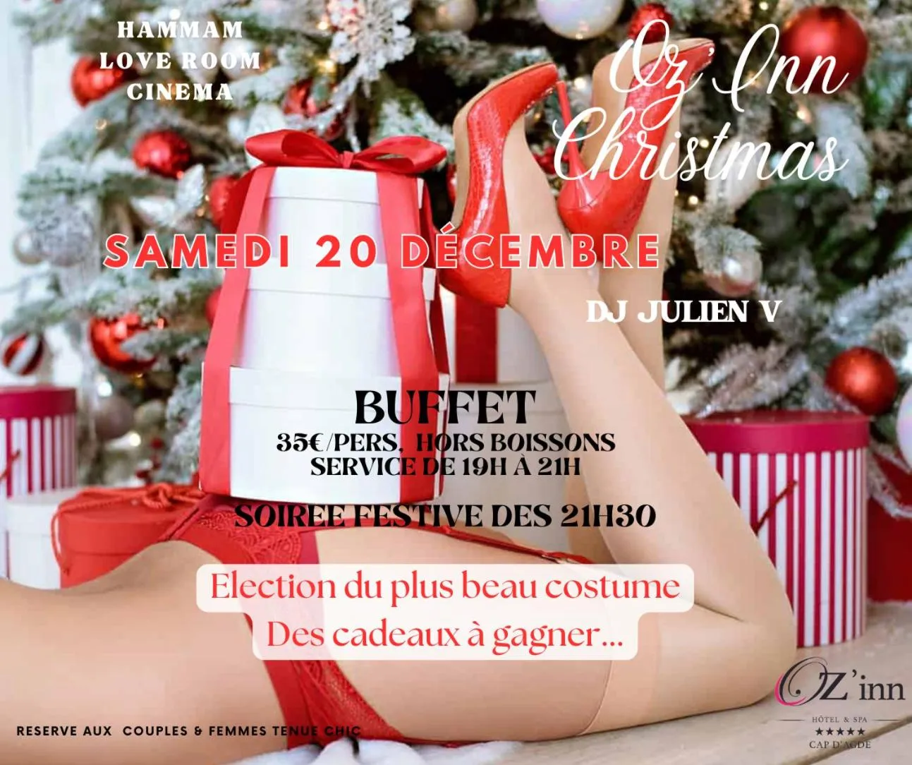 Evening entertainment in Oz'Inn Hôtel & Spa