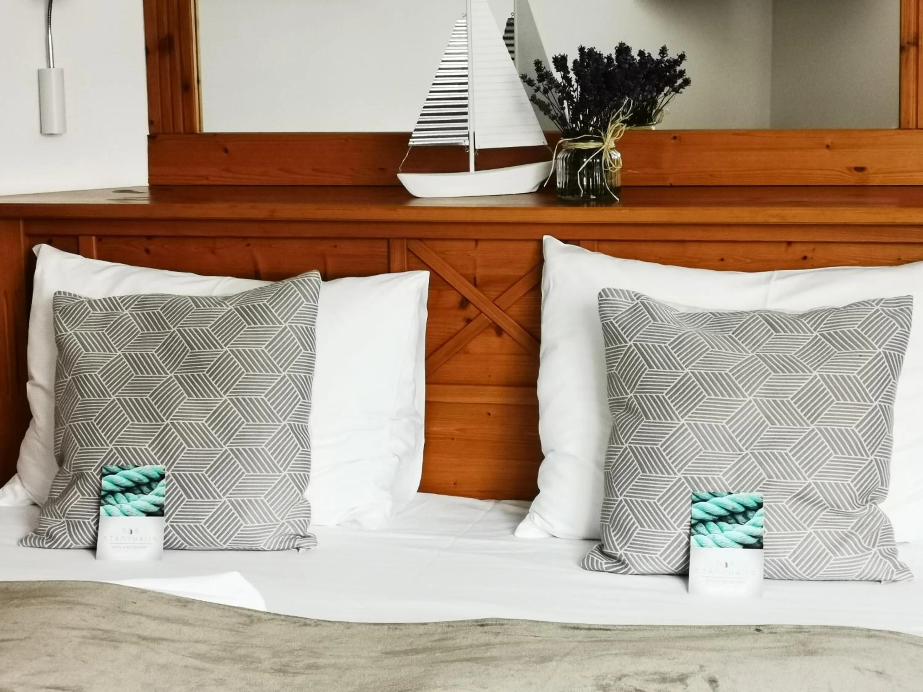 Decorative detail, Bed in Das Stadthaus