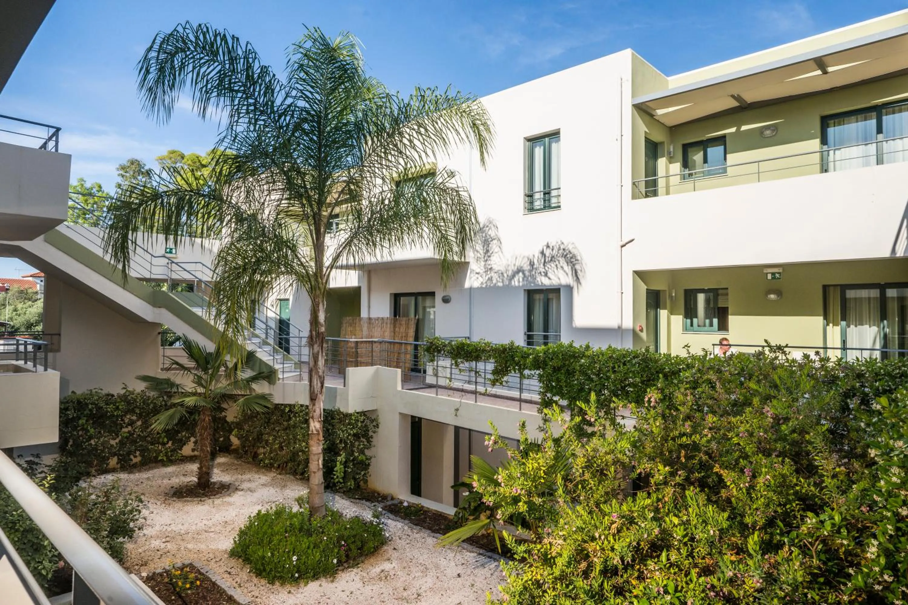 Garden view in Athina Beach Hotel