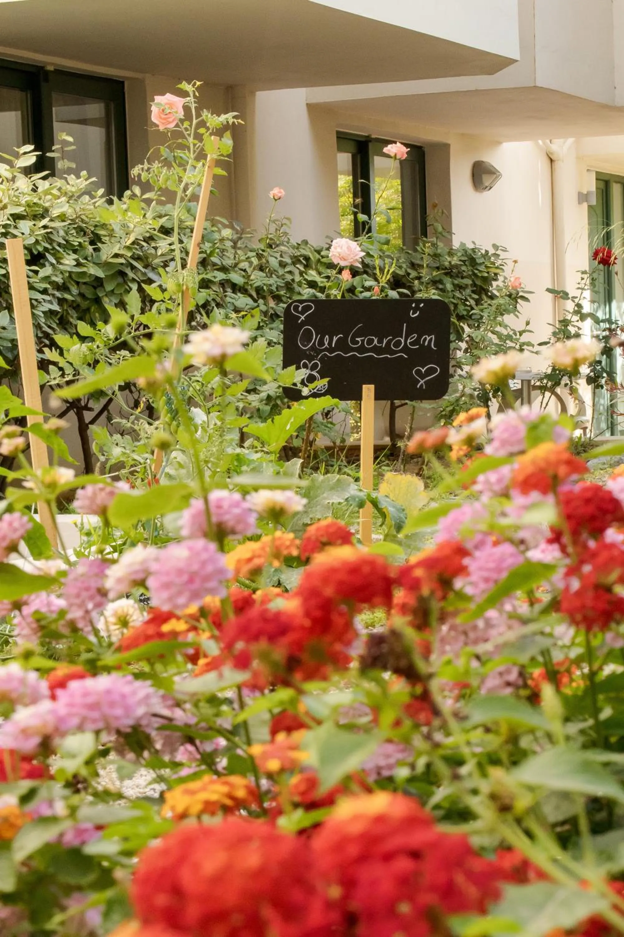 Garden view in Athina Beach Hotel