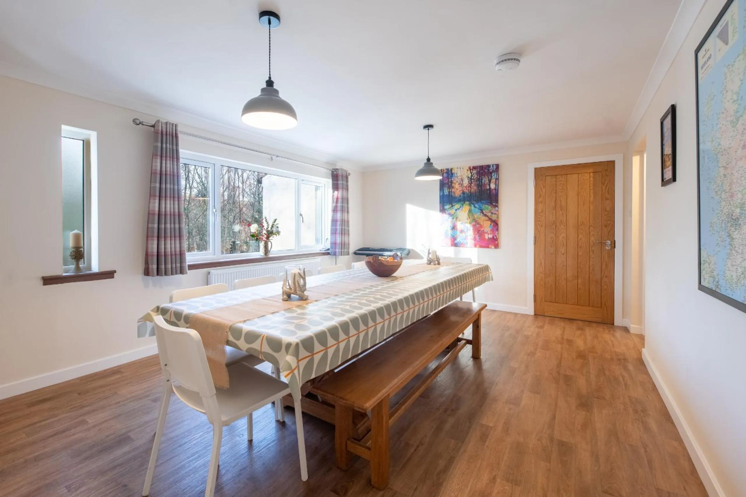 Dining area in Silverbridge Lodge