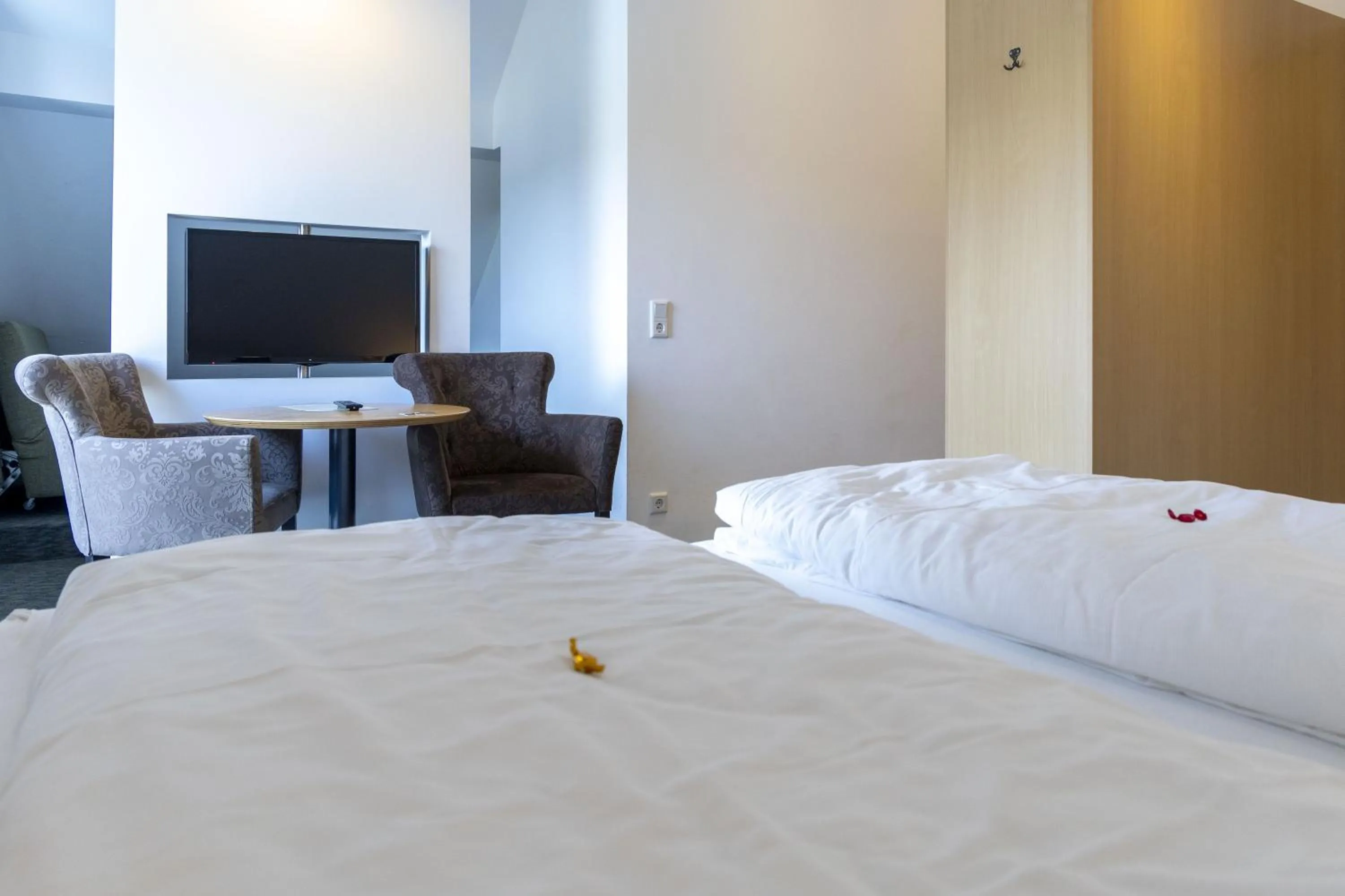 Bed in Das Gasthaus am Reichswald