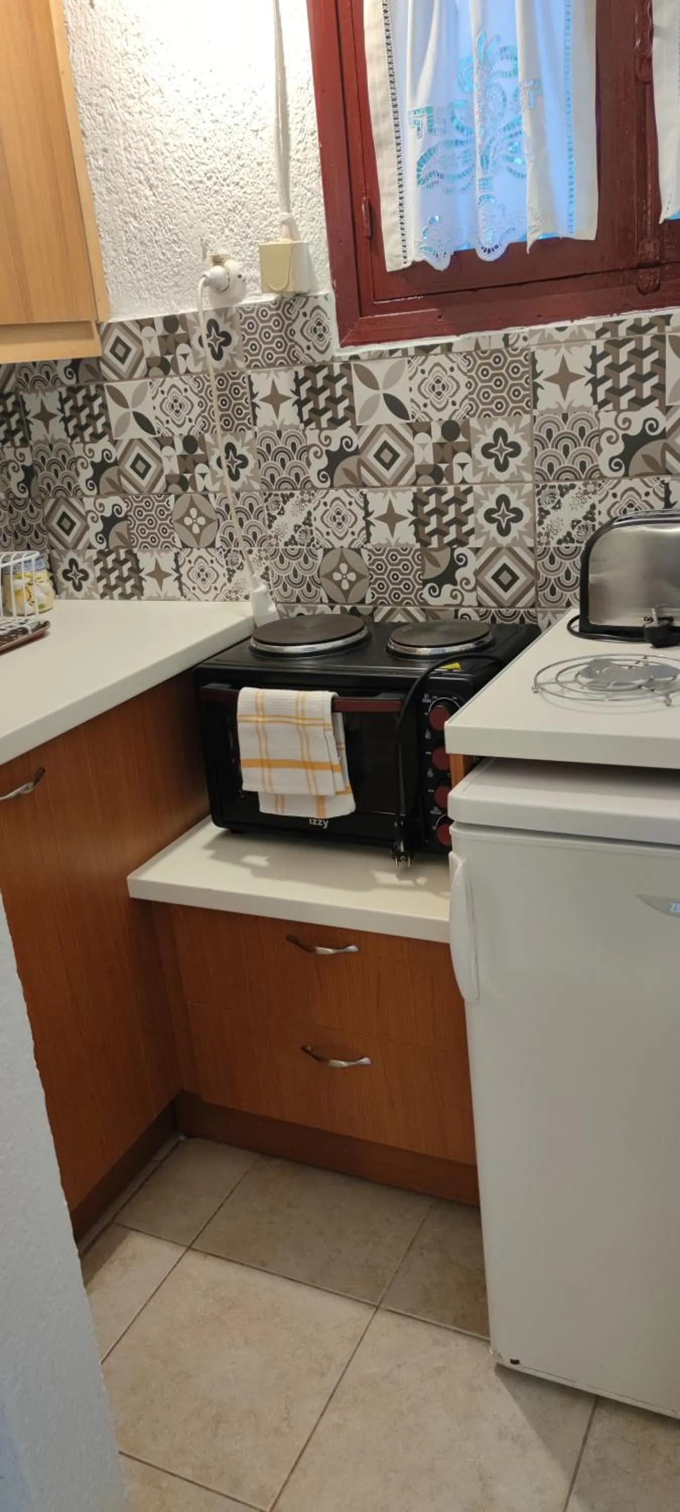 Kitchen or kitchenette in Hotel Eliza