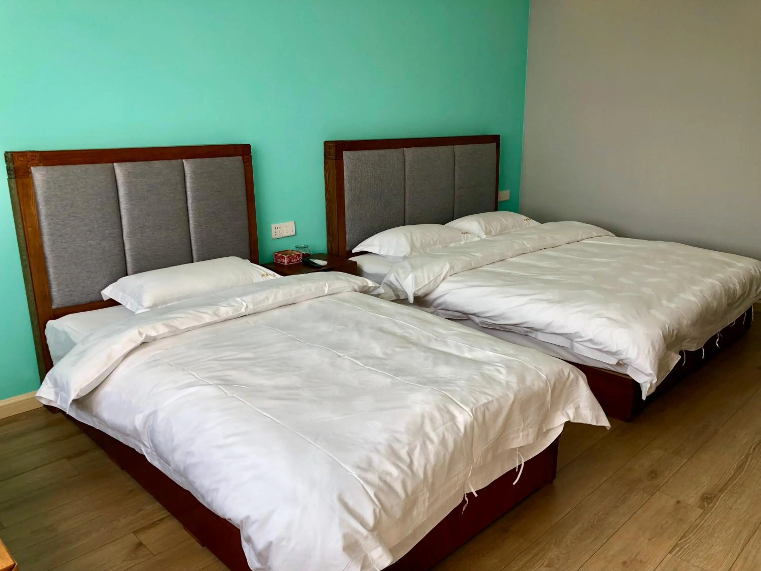 Bed in Lantern Hotel