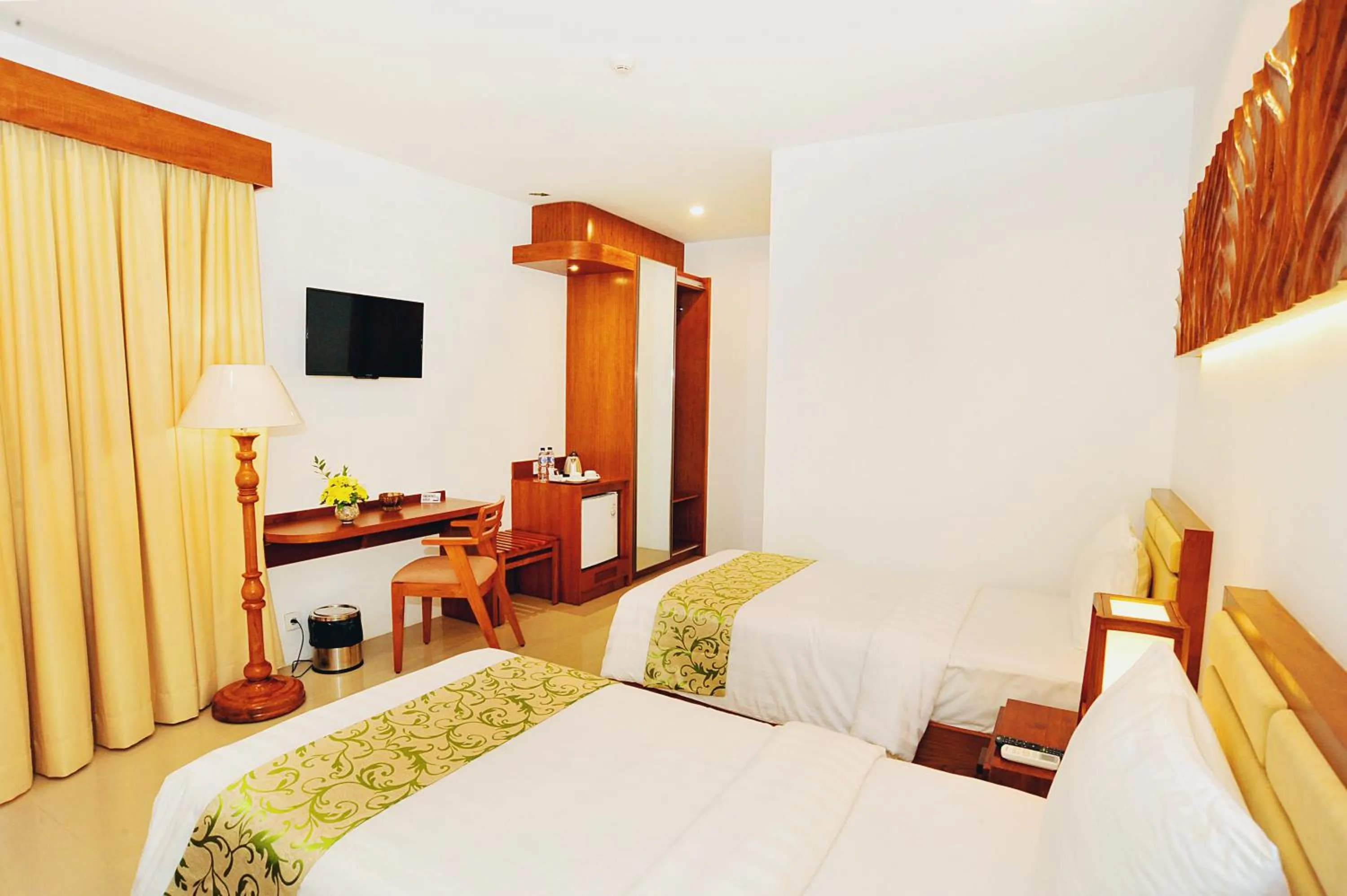 Bed in Kautaman Hotel