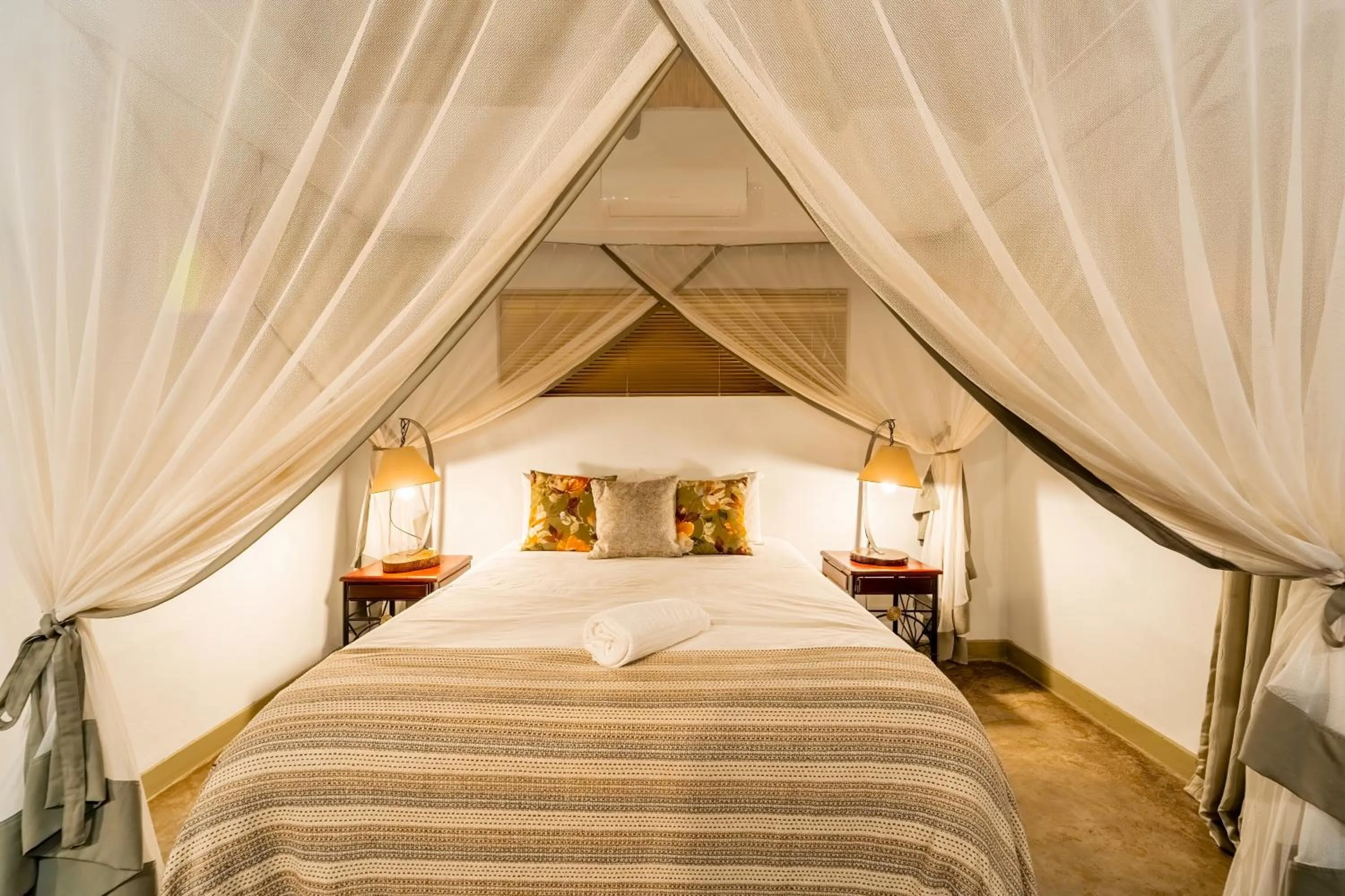 Bed in Nguni Lodge