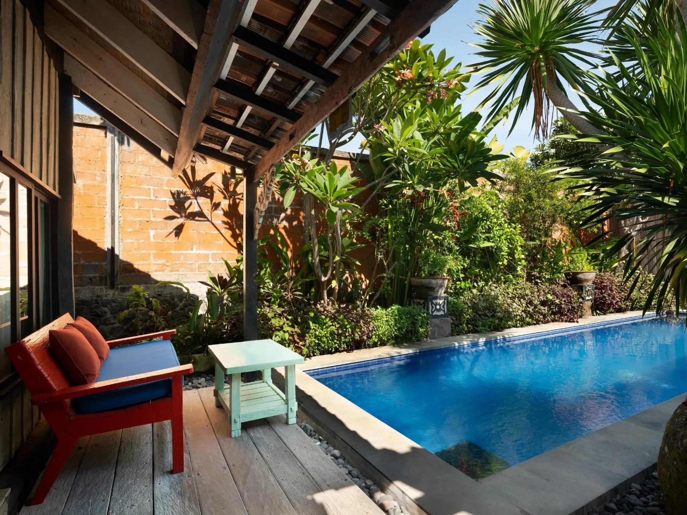 Seating area in Amed Lodge by Sudamala Resorts