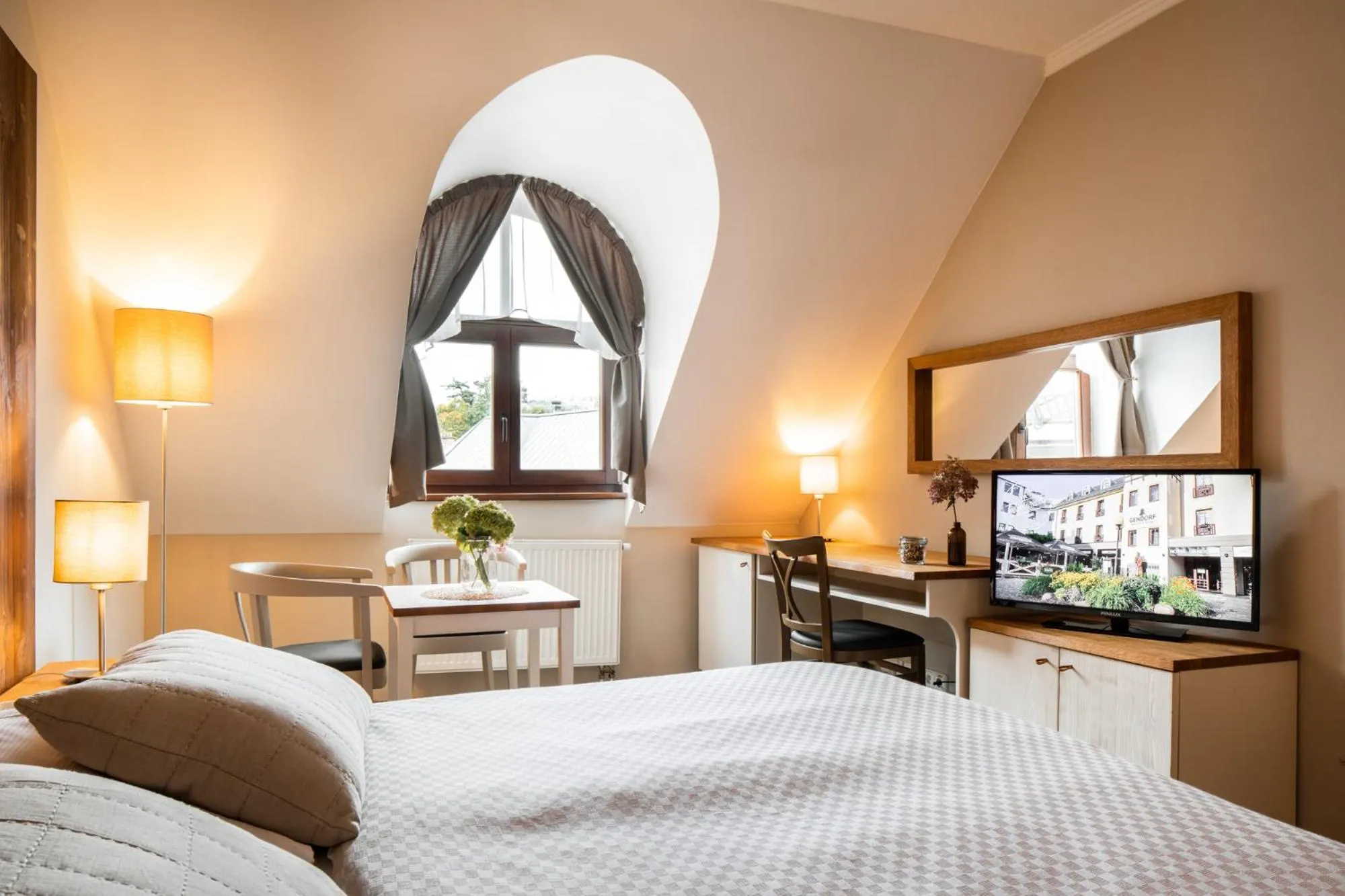 Bed in Wellness Hotel Gendorf