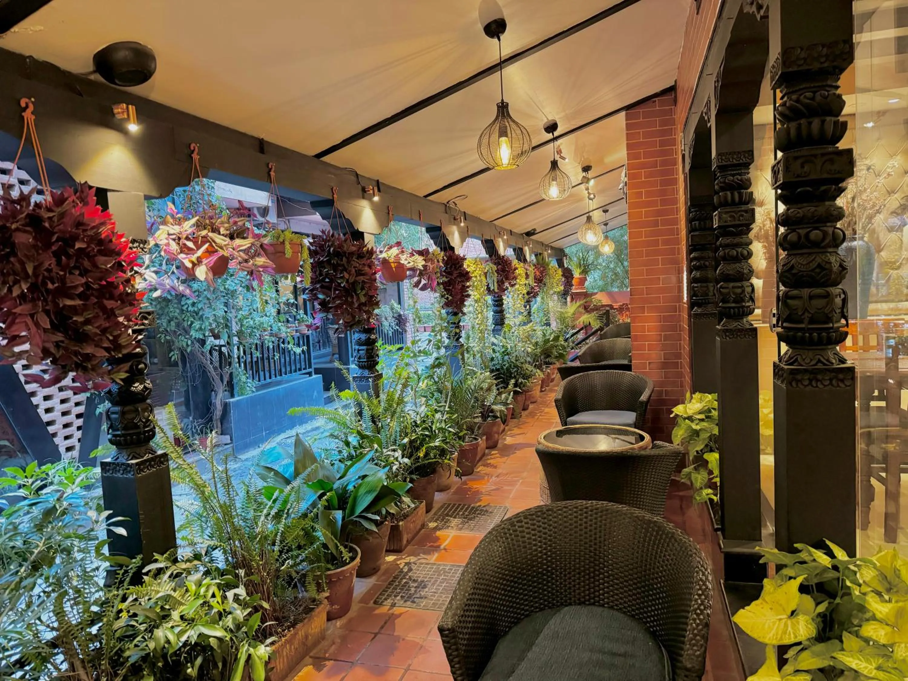 Patio in Kumari Boutique Hotel