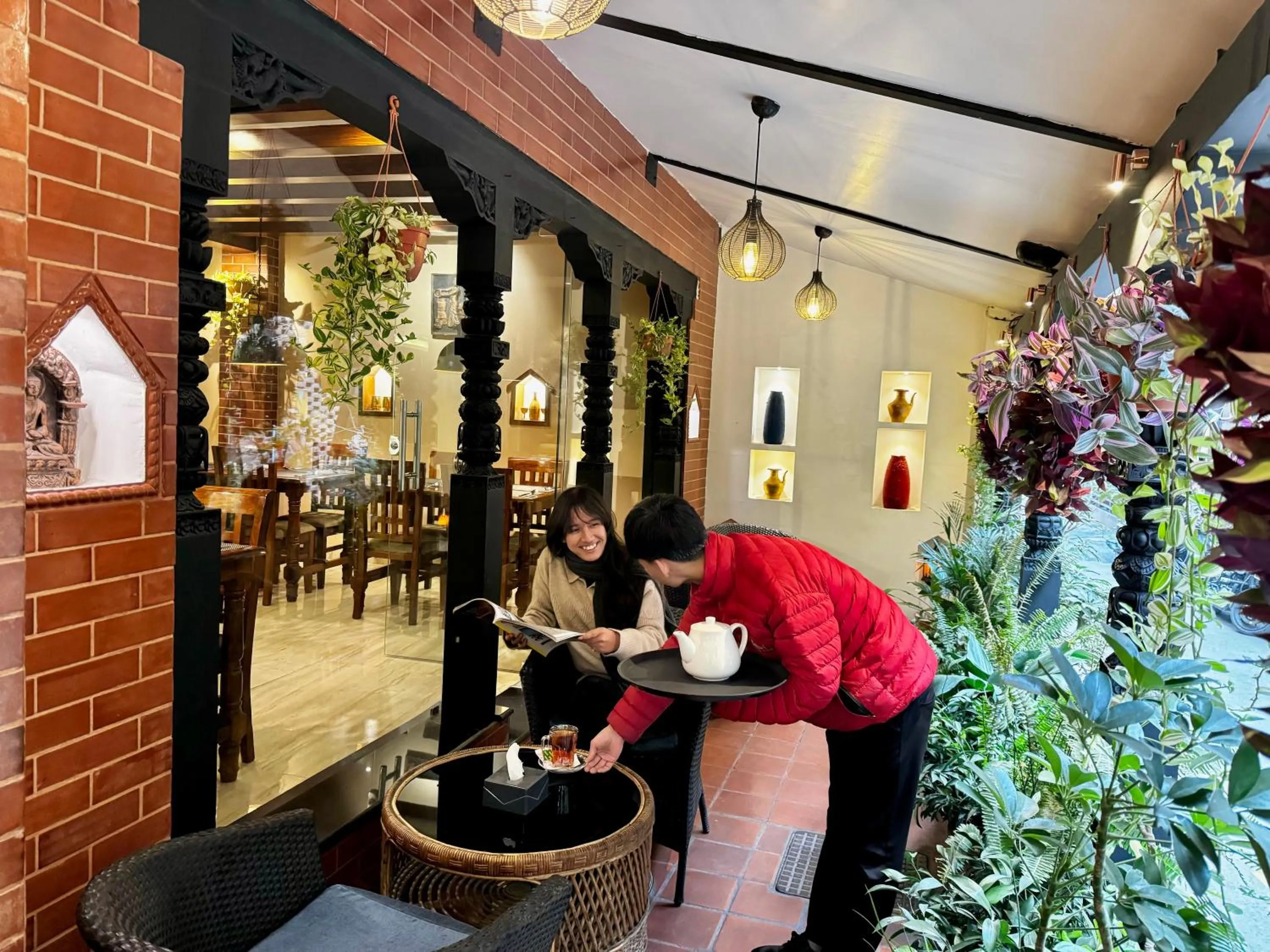 Restaurant/places to eat in Kumari Boutique Hotel