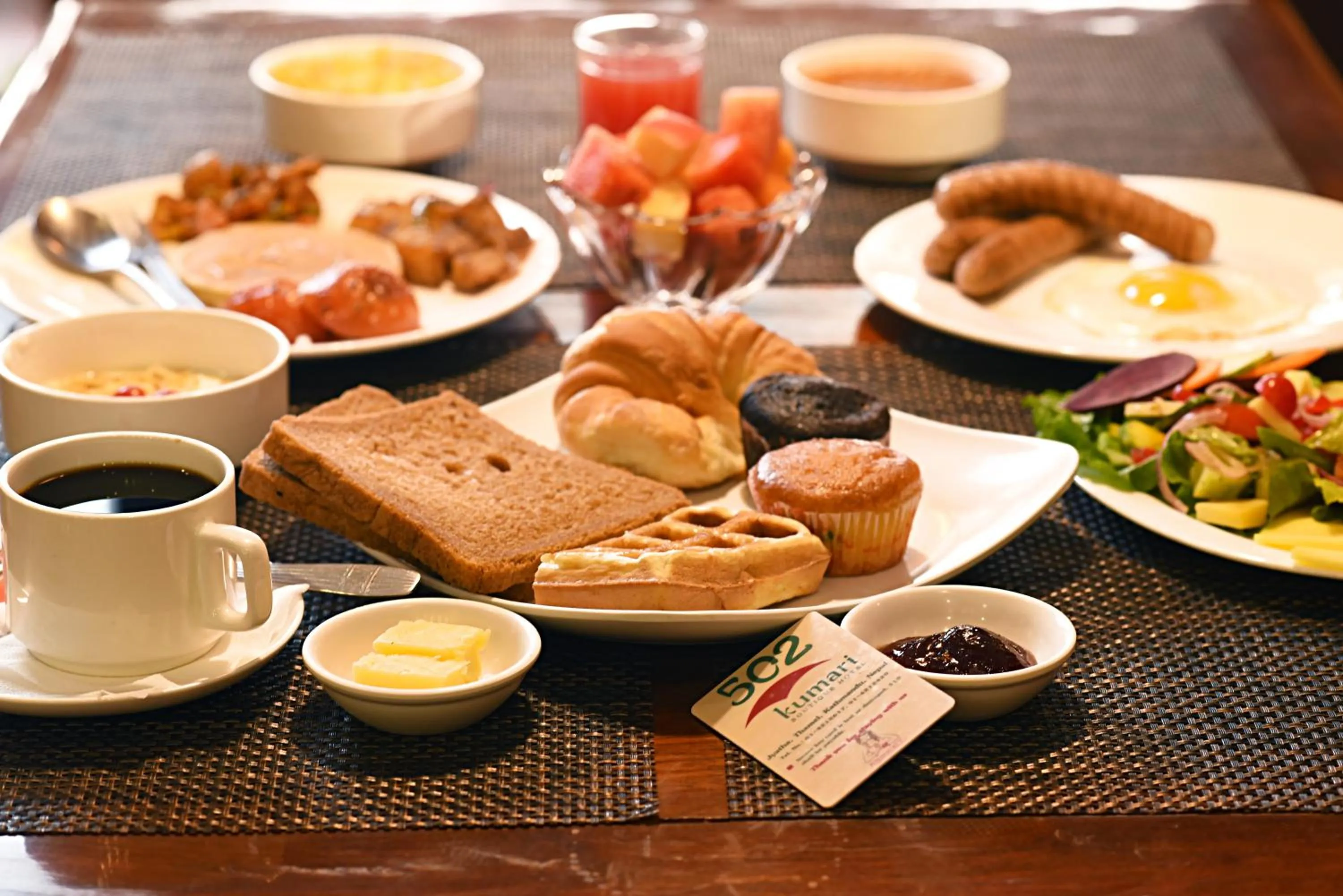 Breakfast in Kumari Boutique Hotel