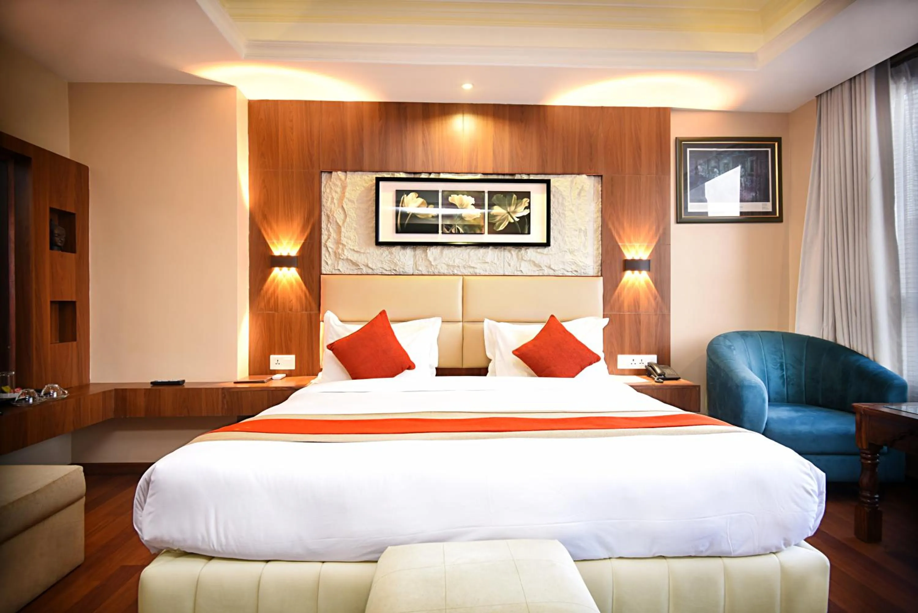 Bed in Kumari Boutique Hotel