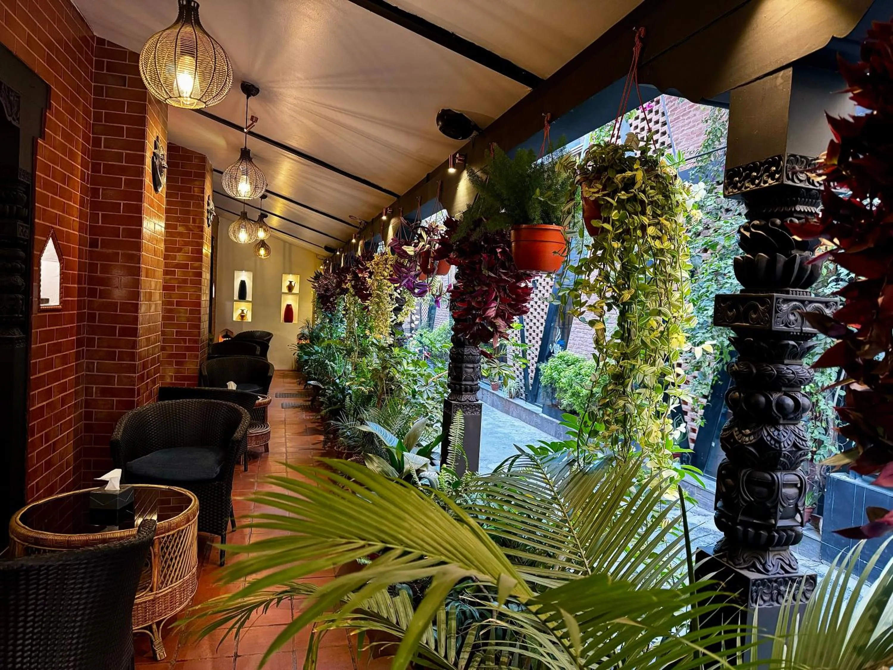 Patio in Kumari Boutique Hotel