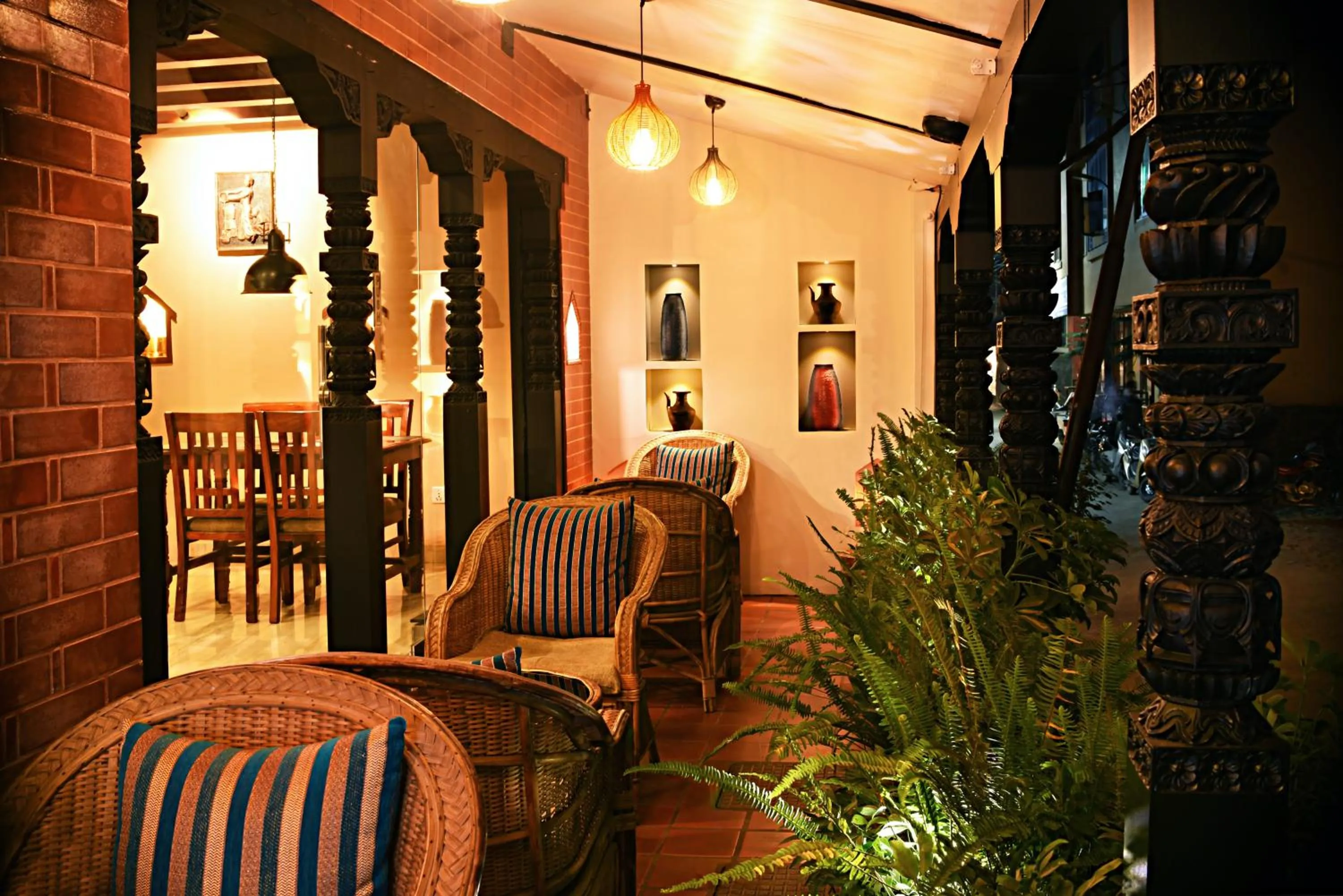 Patio in Kumari Boutique Hotel