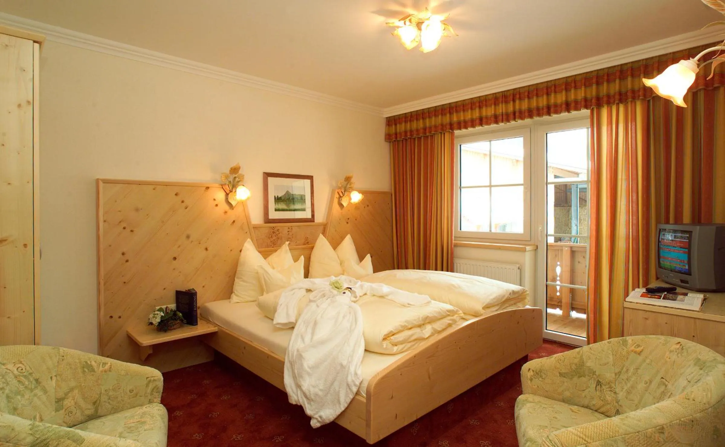 Bed in Hotel Gut Kramerhof