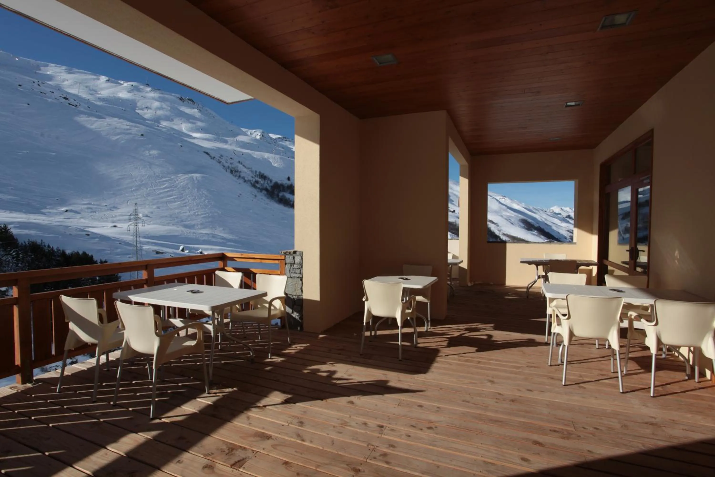 Balcony/Terrace in Résidence Le Chalet du Mont Vallon