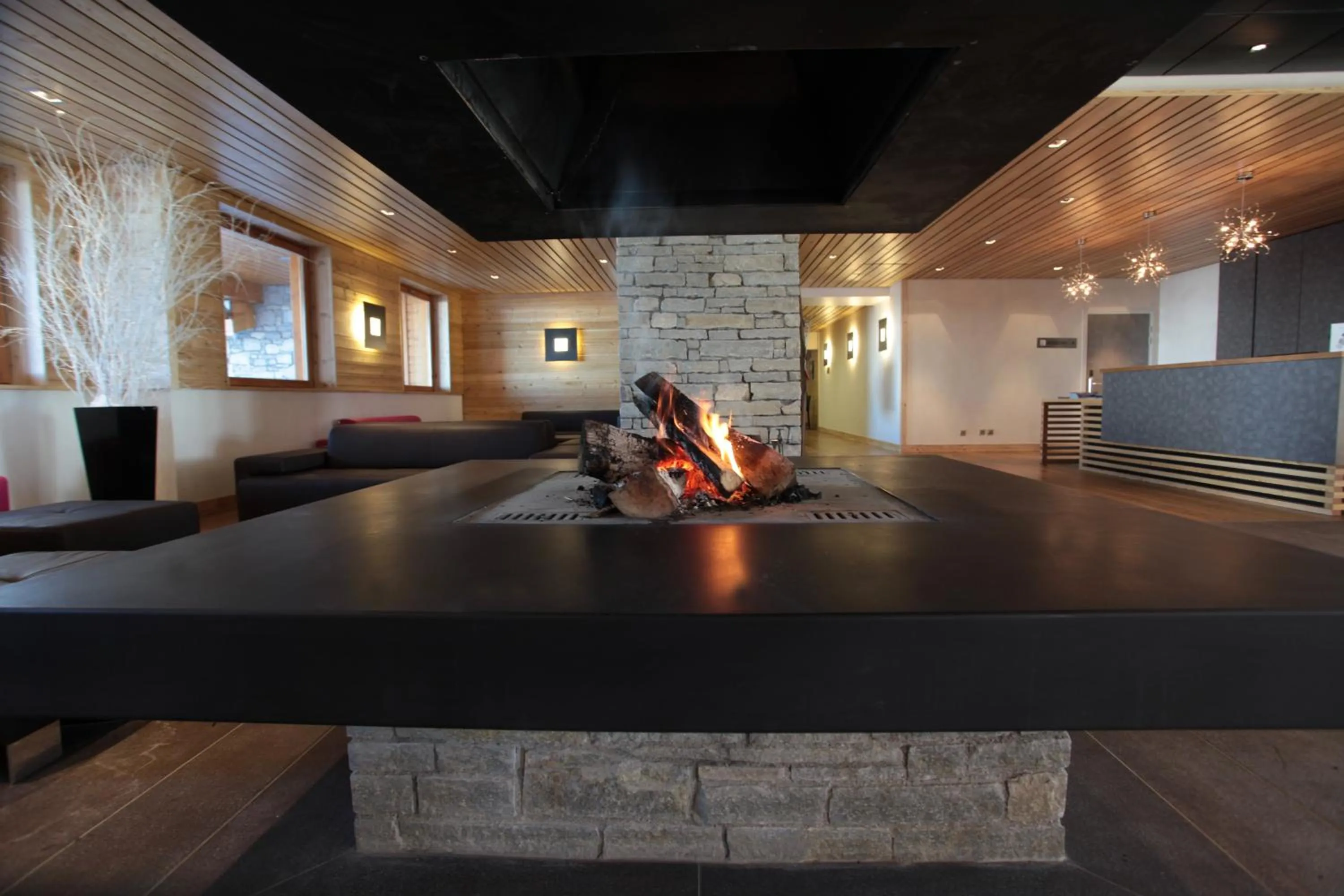Lobby or reception in Résidence Le Chalet du Mont Vallon