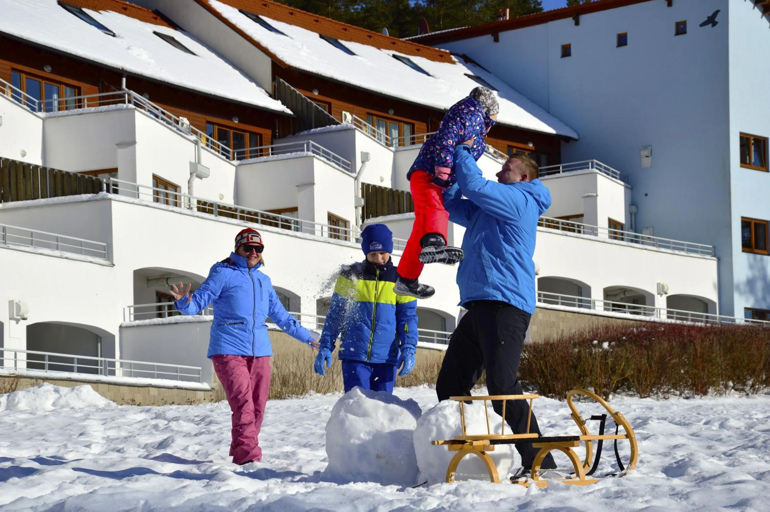Winter in Lipno Lake Resort