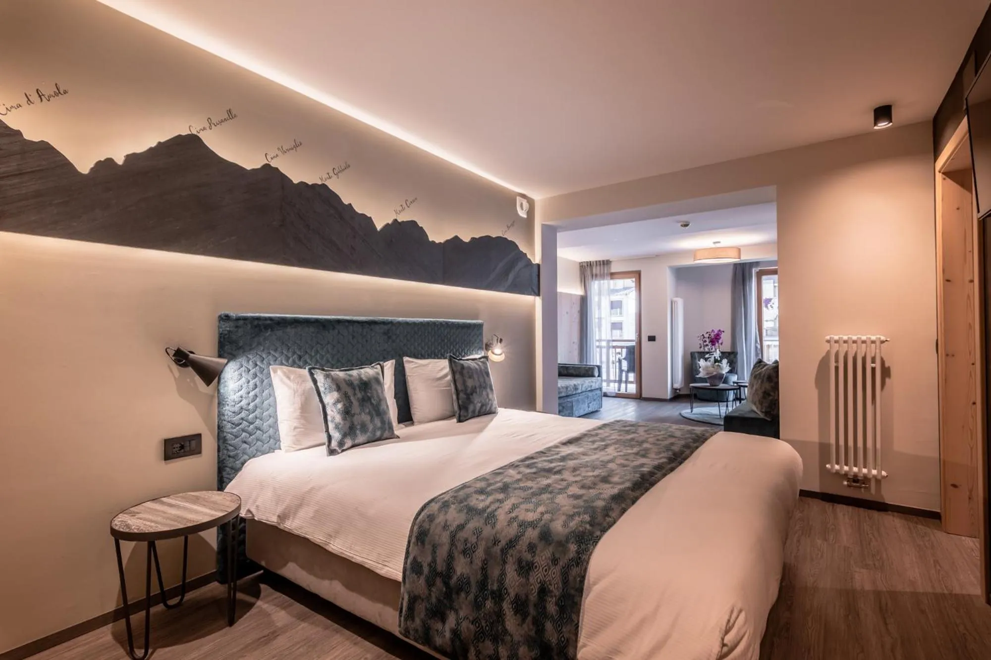 Bed in Hotel Val Di Sole