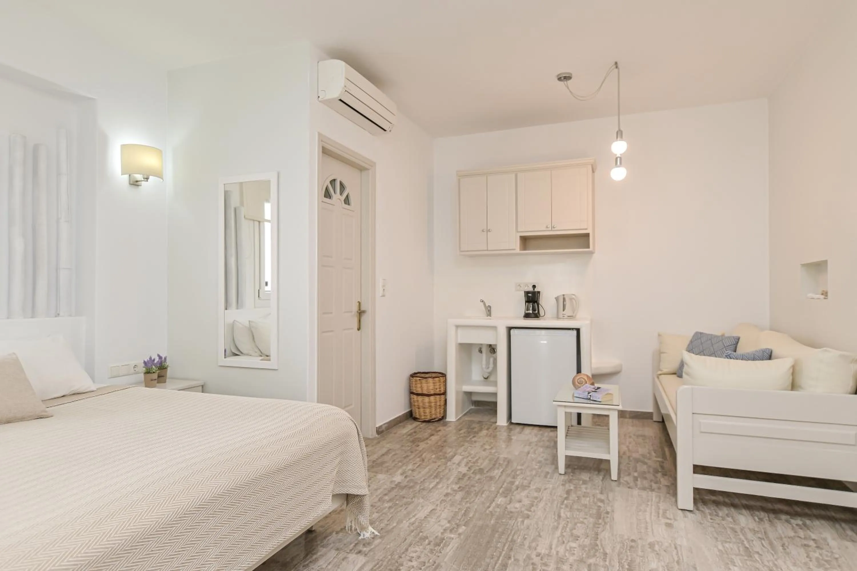 Bed in Blue Sky Summer