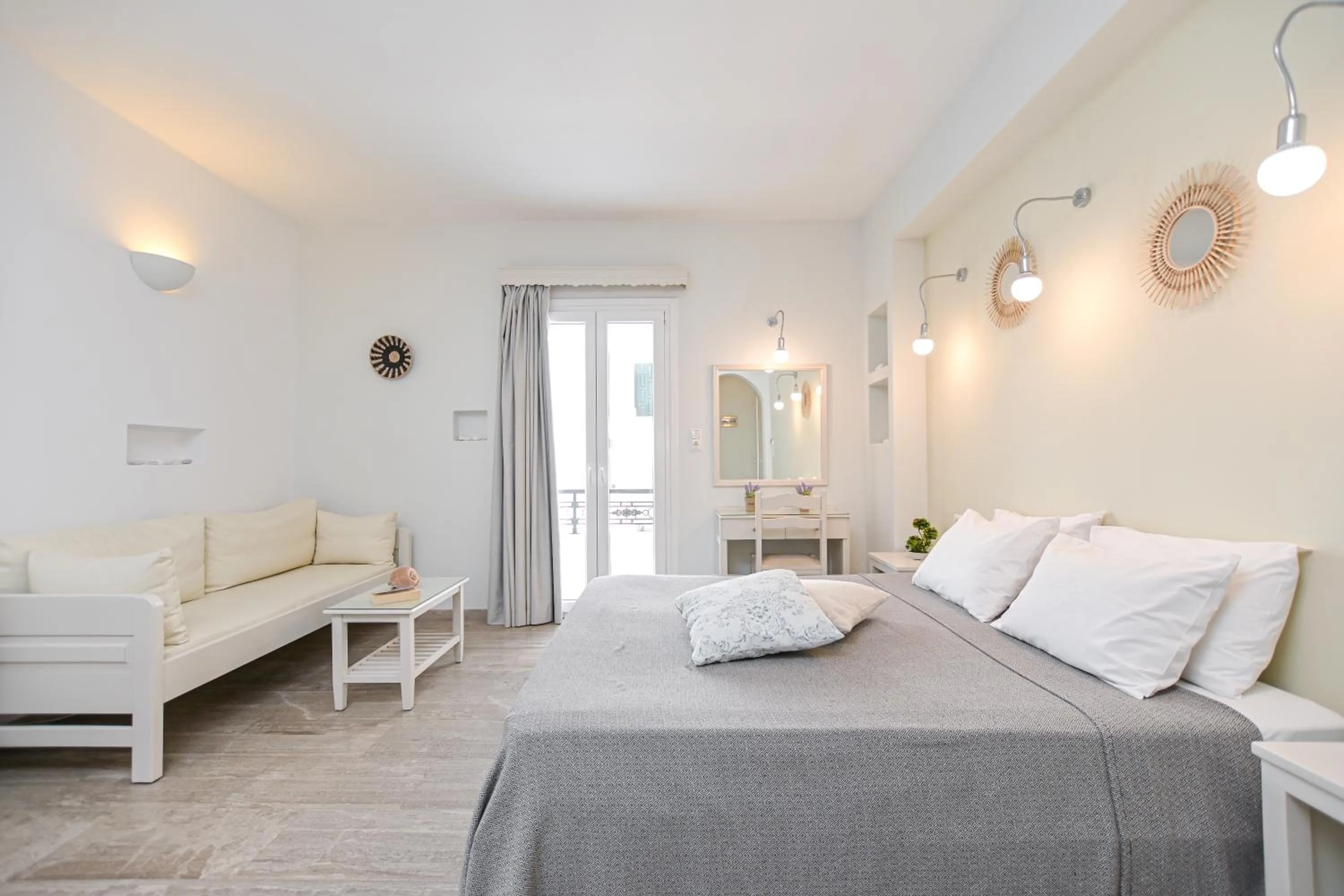 Bed in Blue Sky Summer