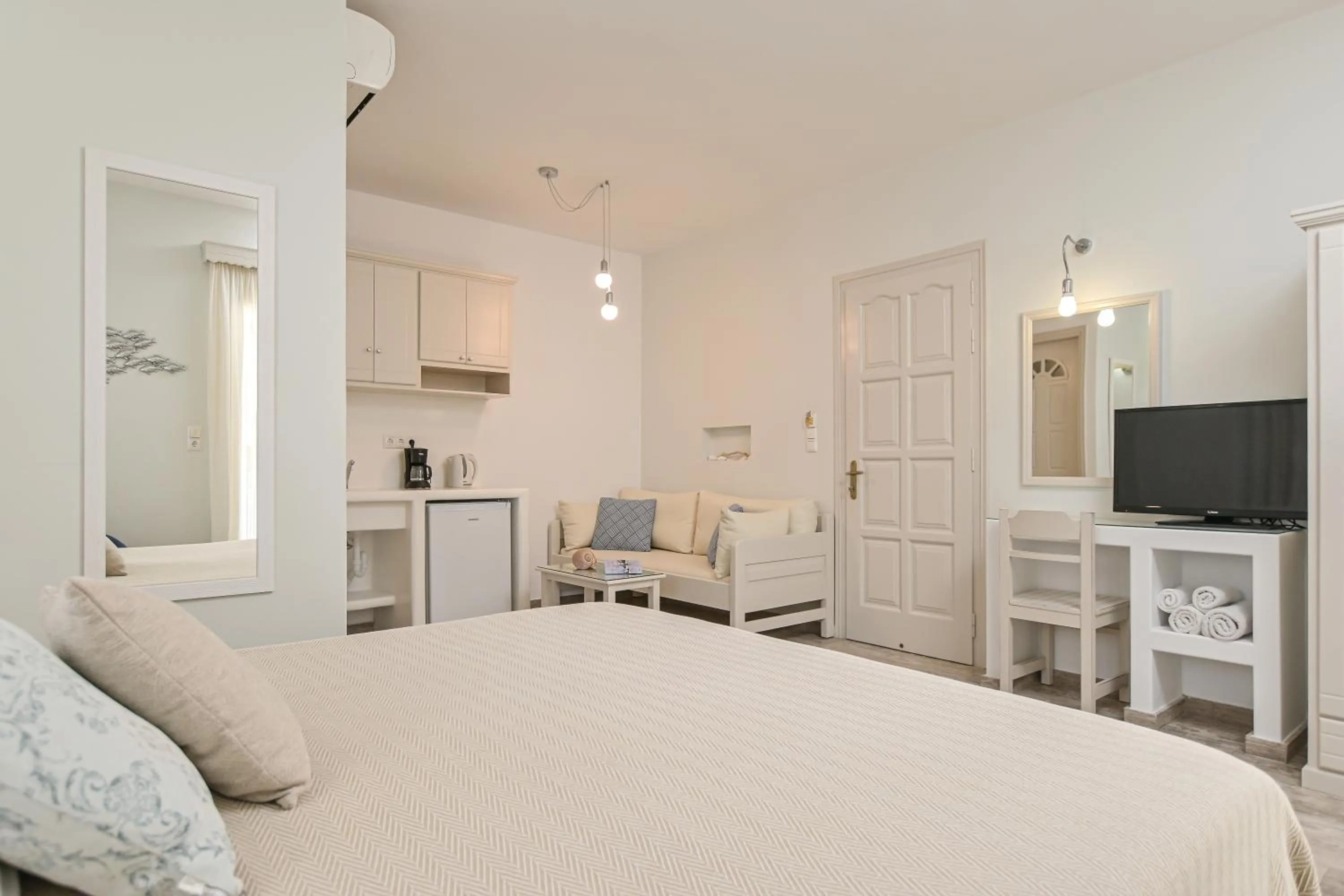 Bed in Blue Sky Summer