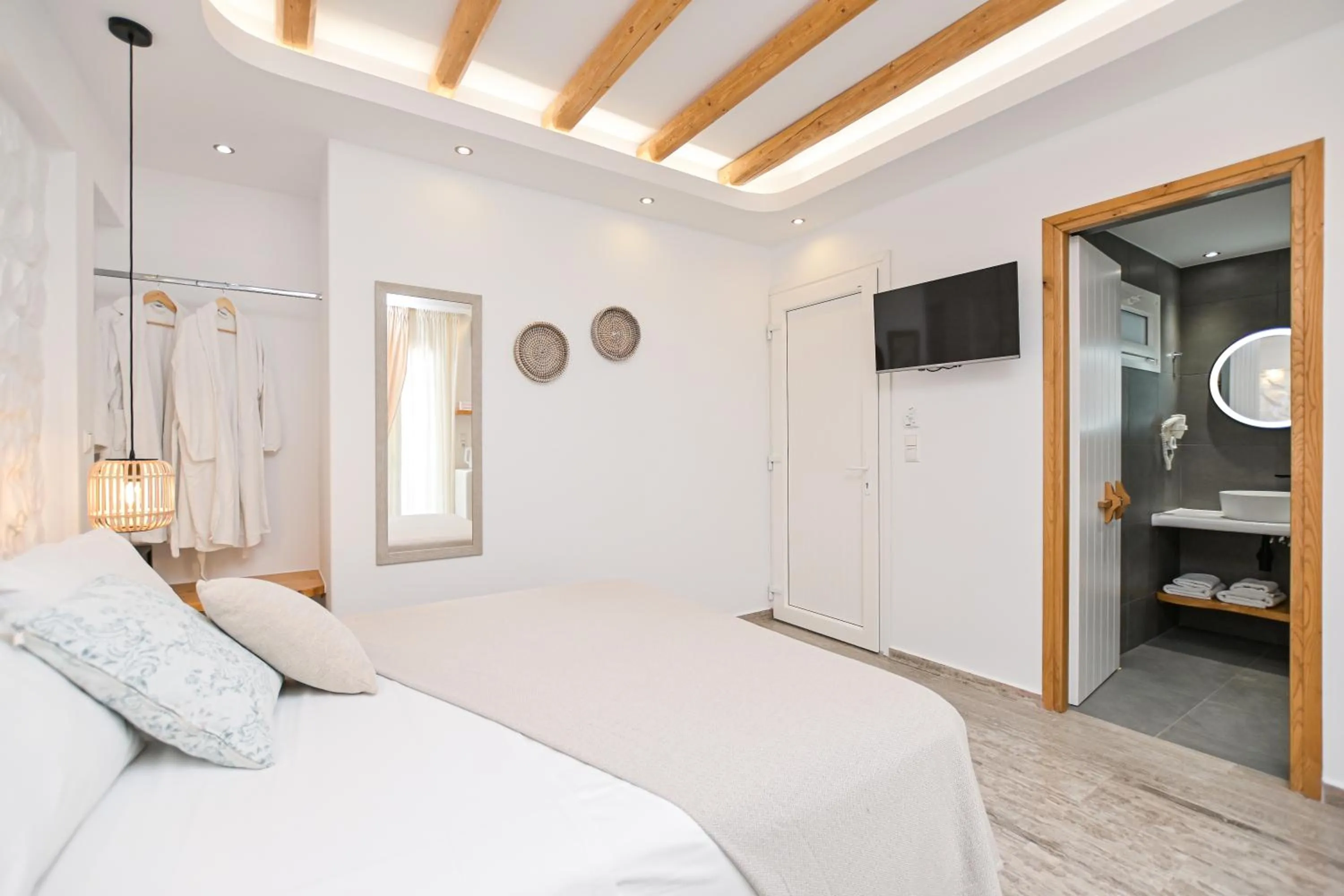 Bed in Blue Sky Summer