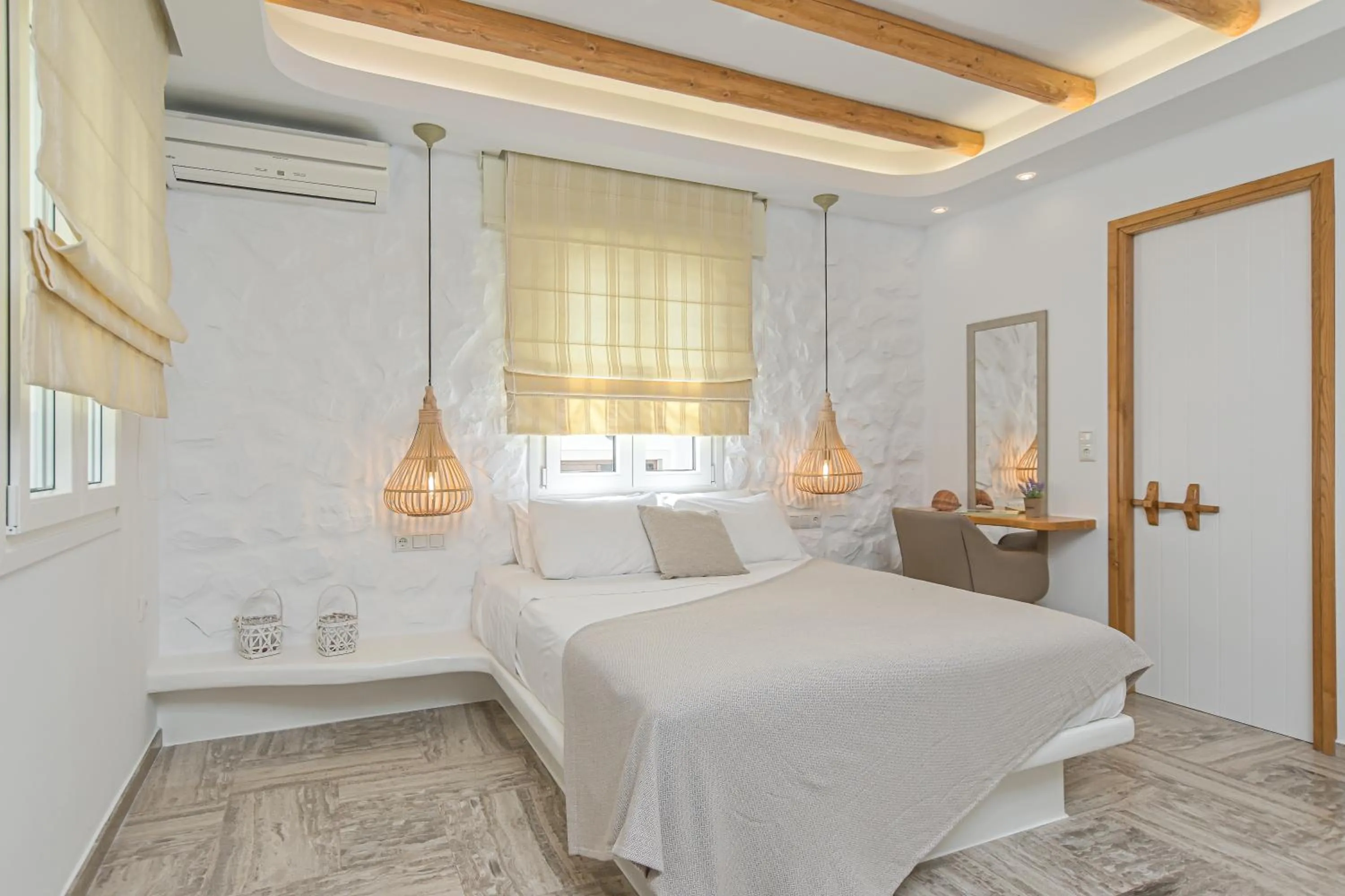 Bed in Blue Sky Summer