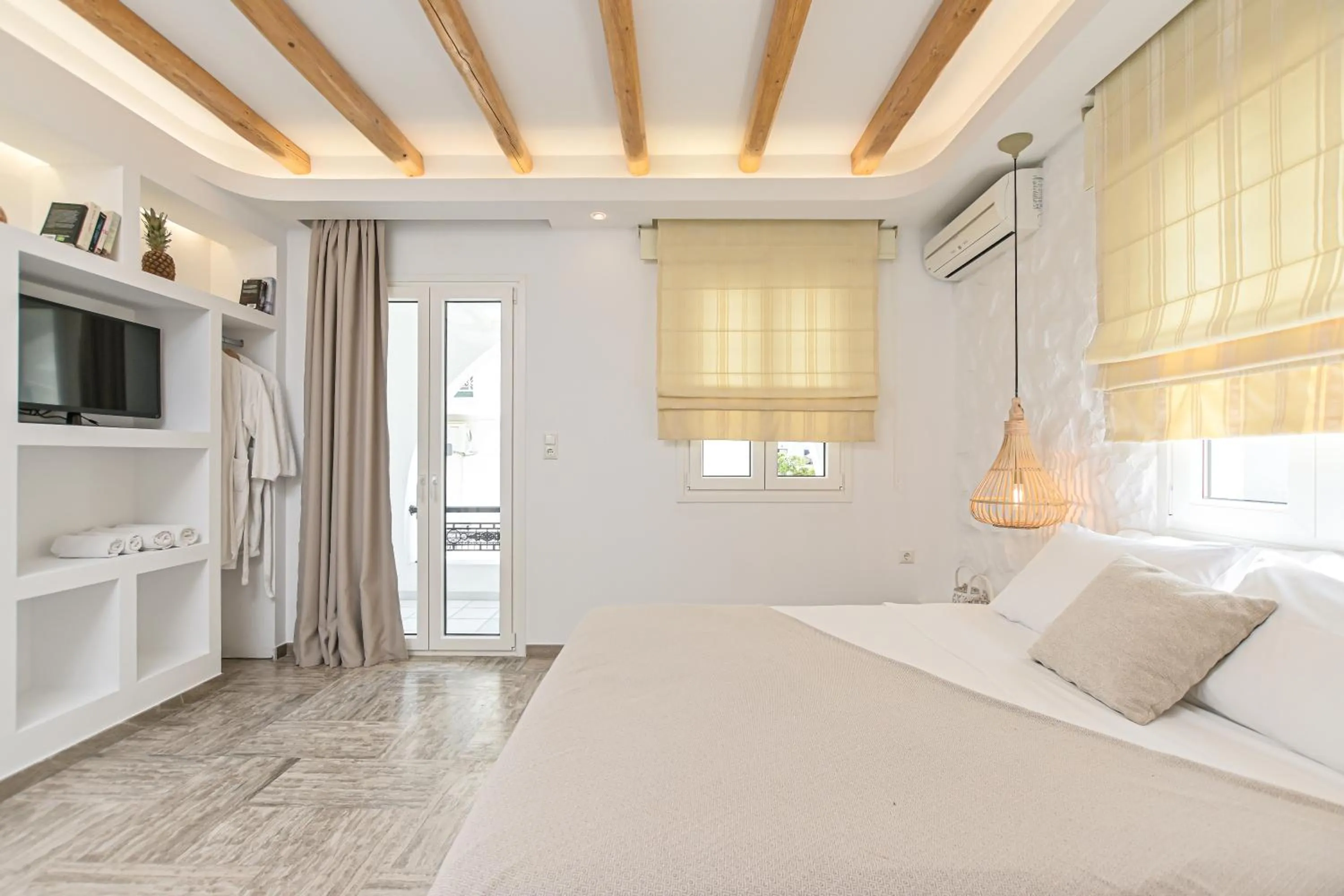 Bed in Blue Sky Summer