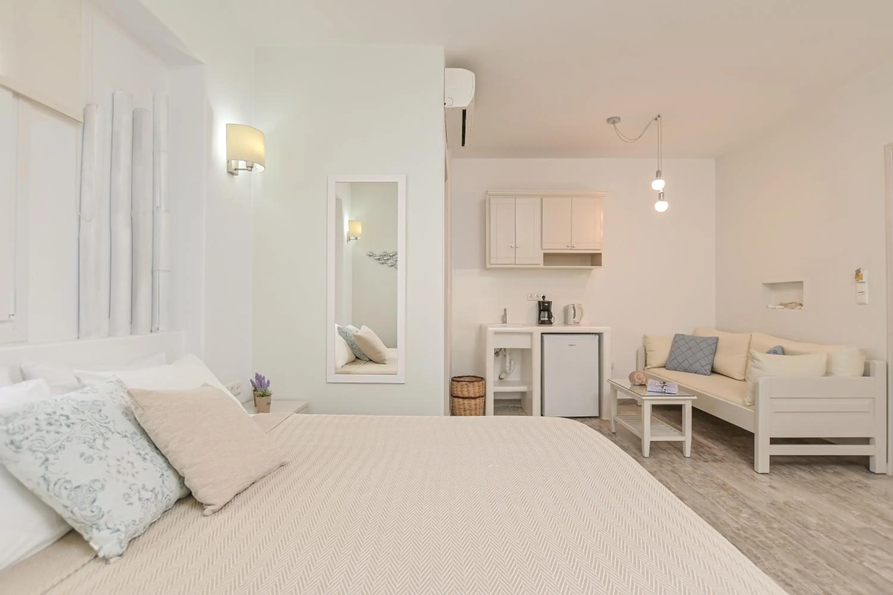 Bed in Blue Sky Summer