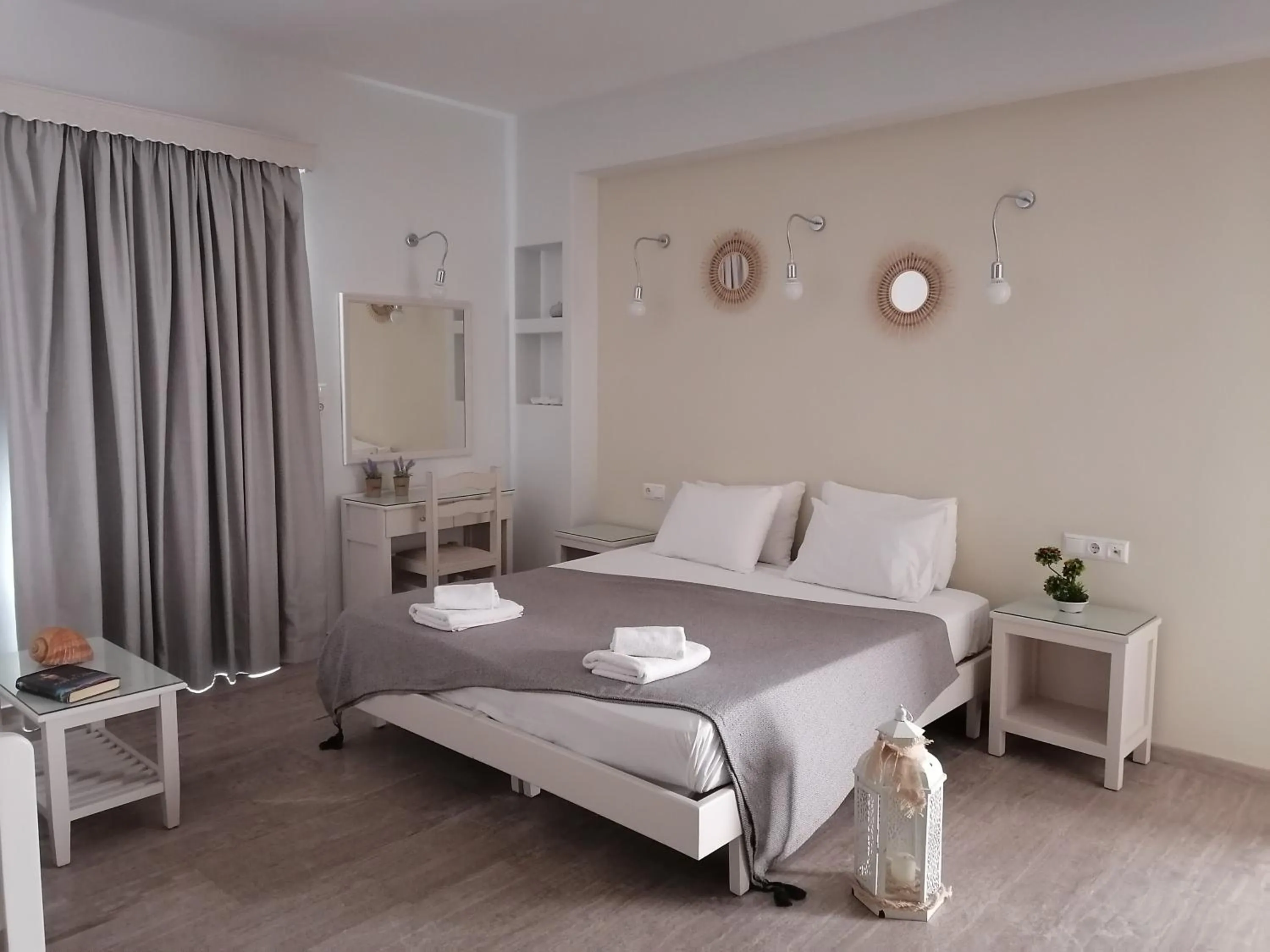 Bed in Blue Sky Summer