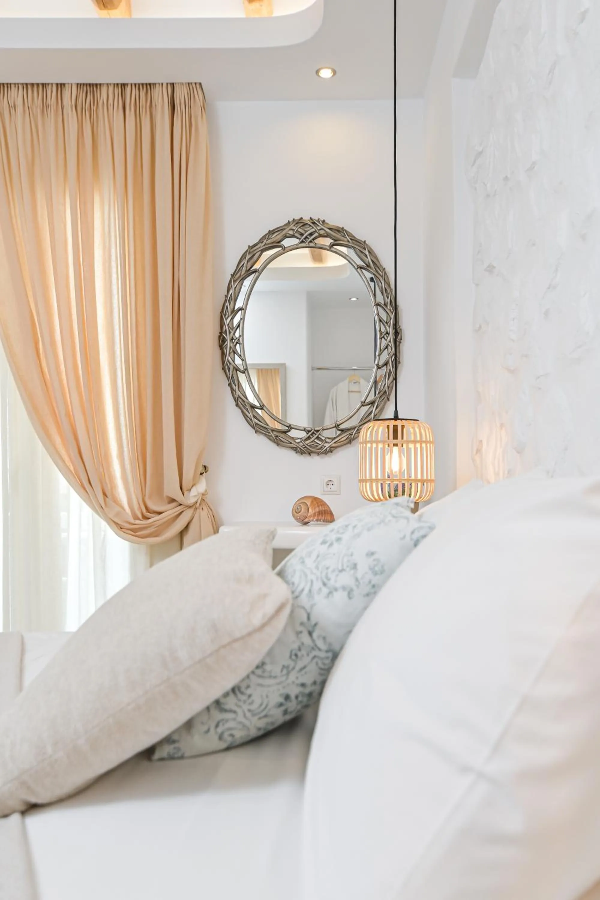 Bed in Blue Sky Summer