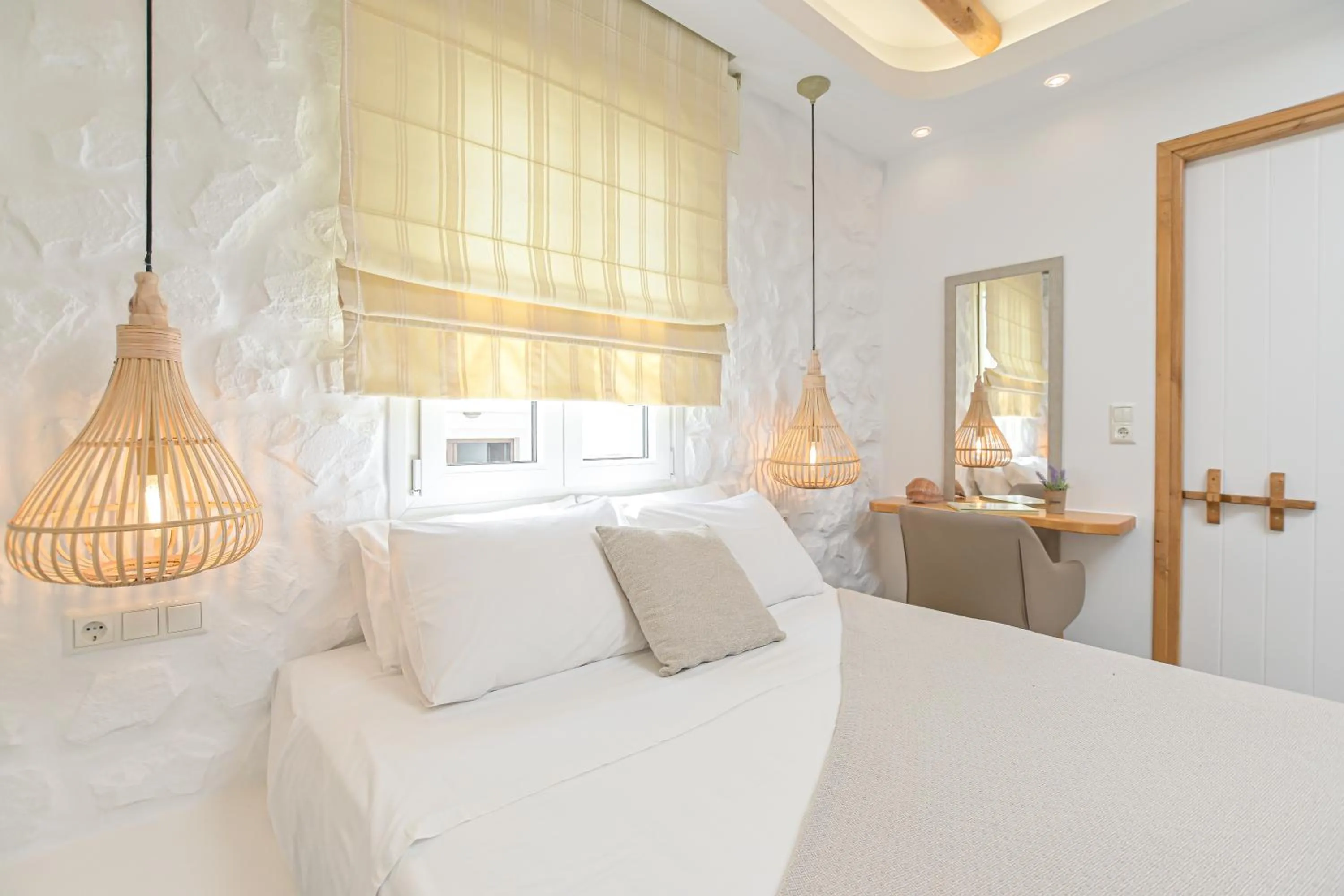 Bed in Blue Sky Summer