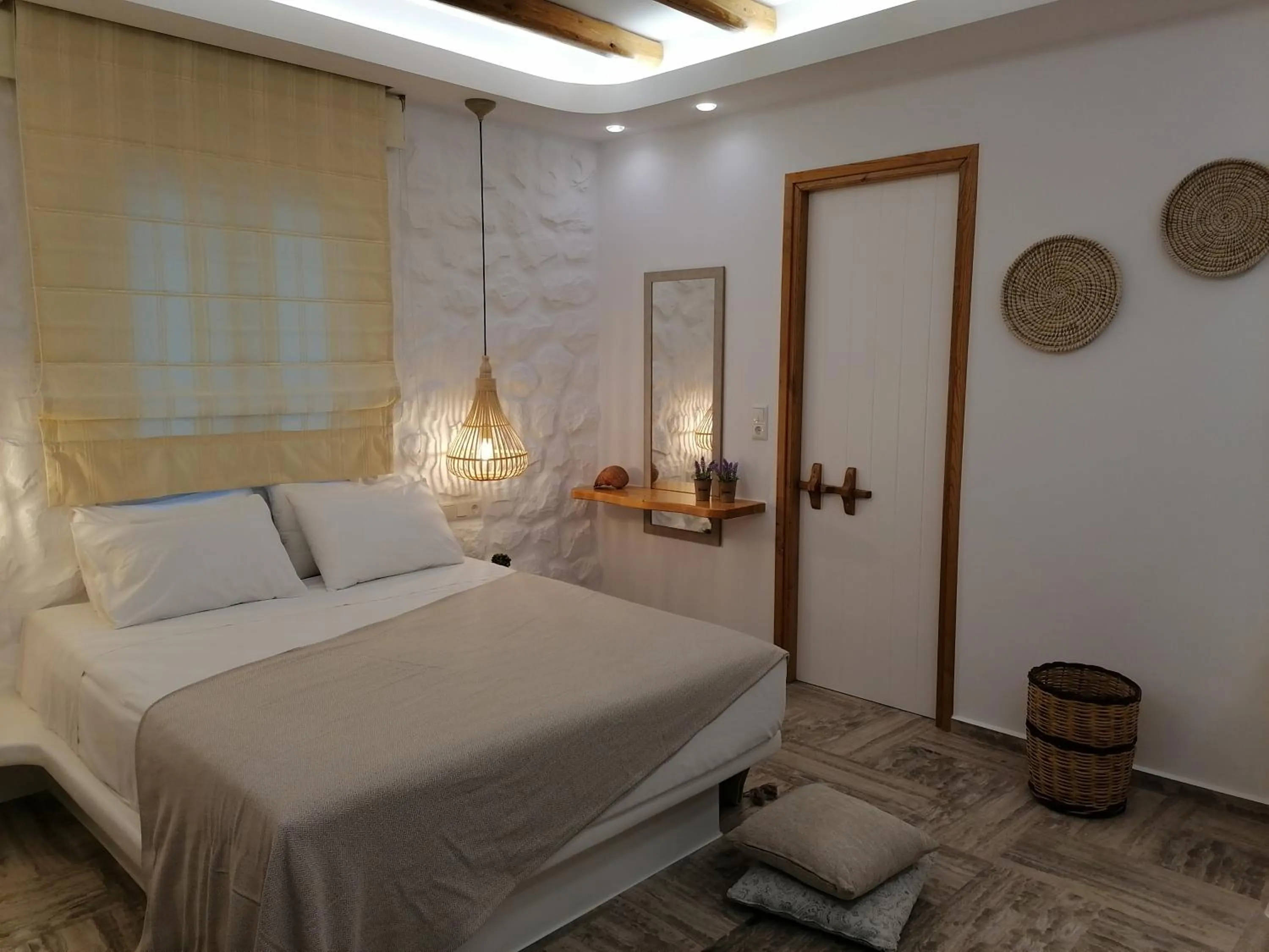 Bed in Blue Sky Summer