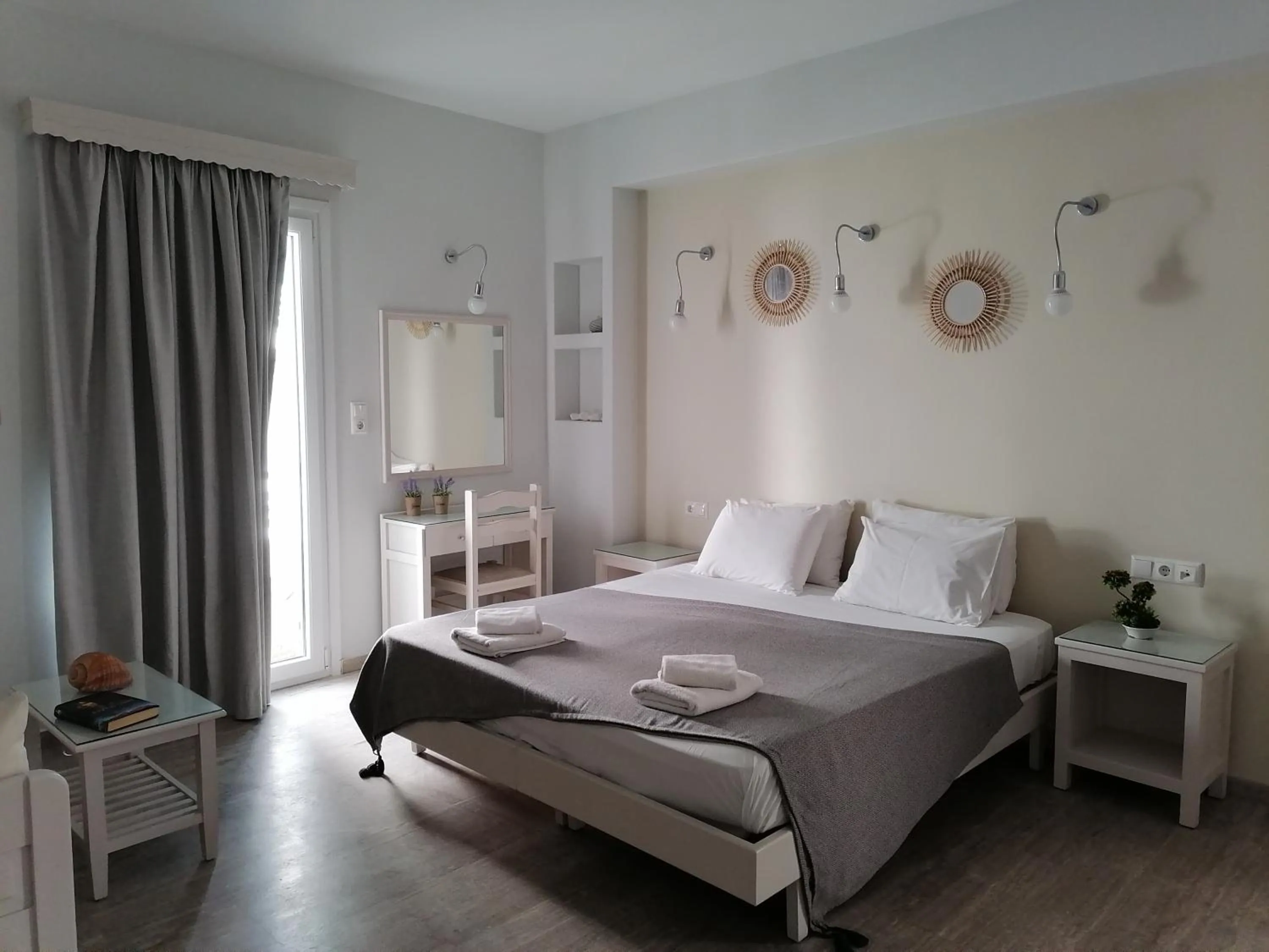 Bed in Blue Sky Summer