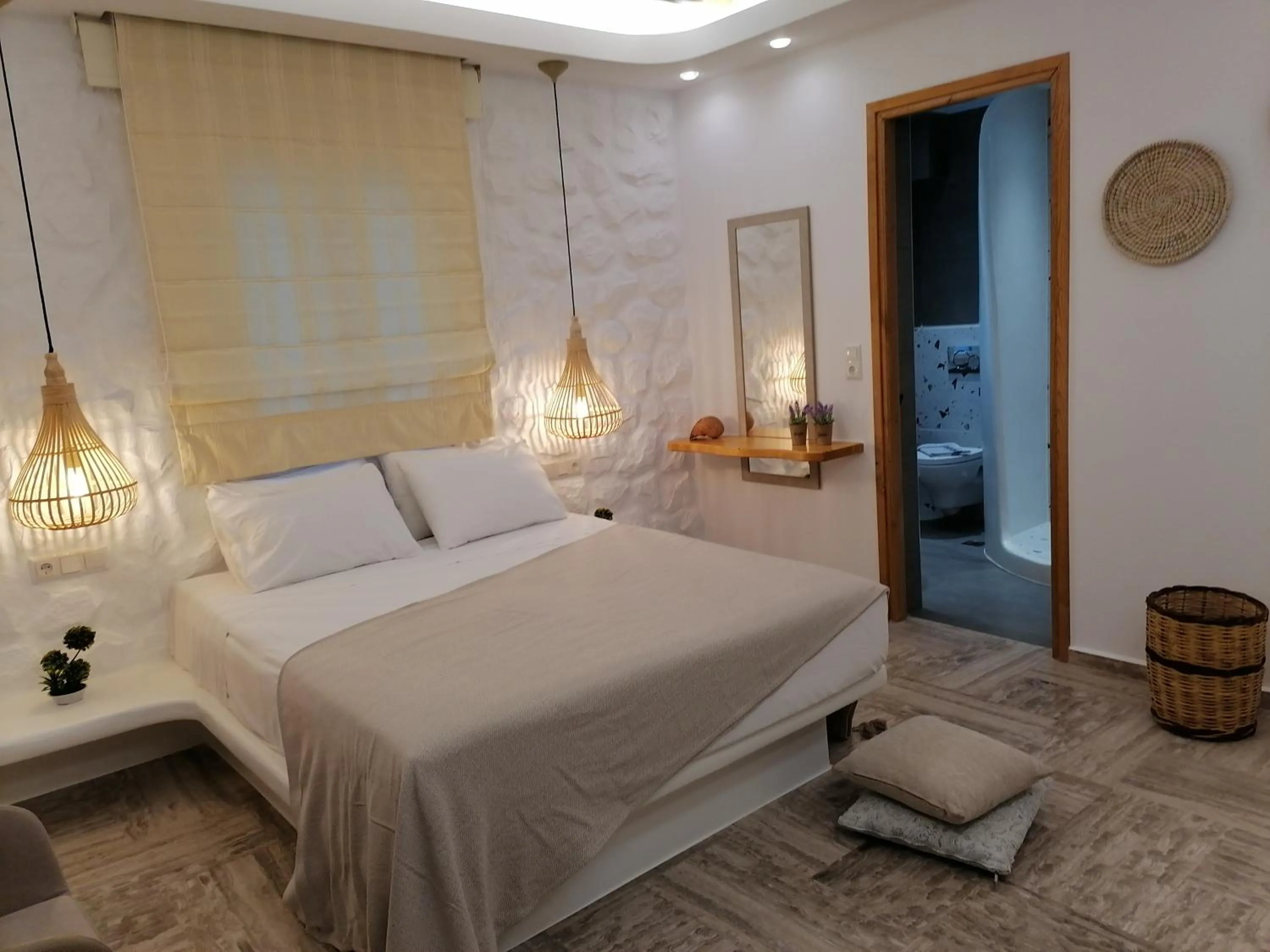 Bed in Blue Sky Summer