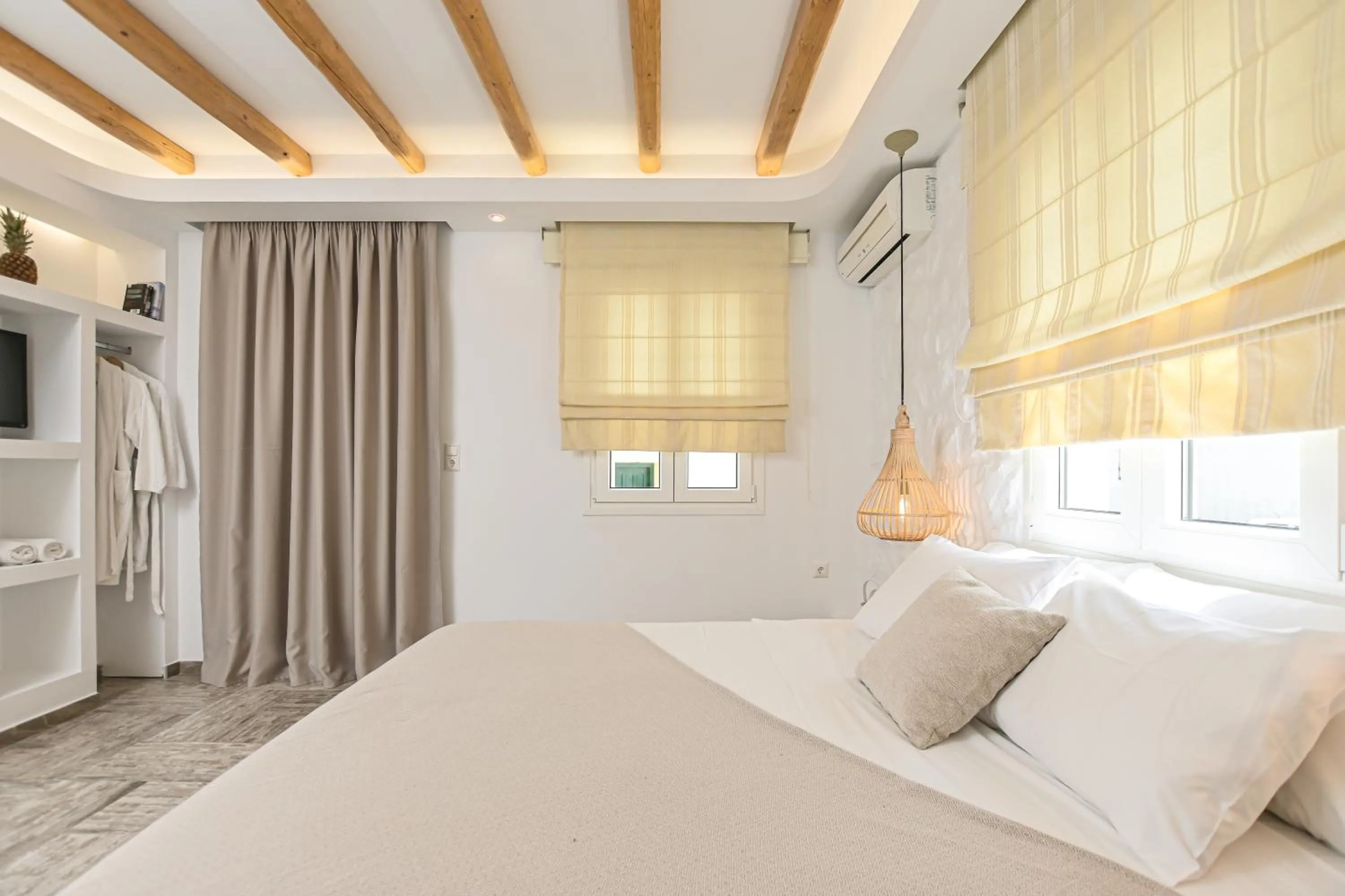 Bed in Blue Sky Summer