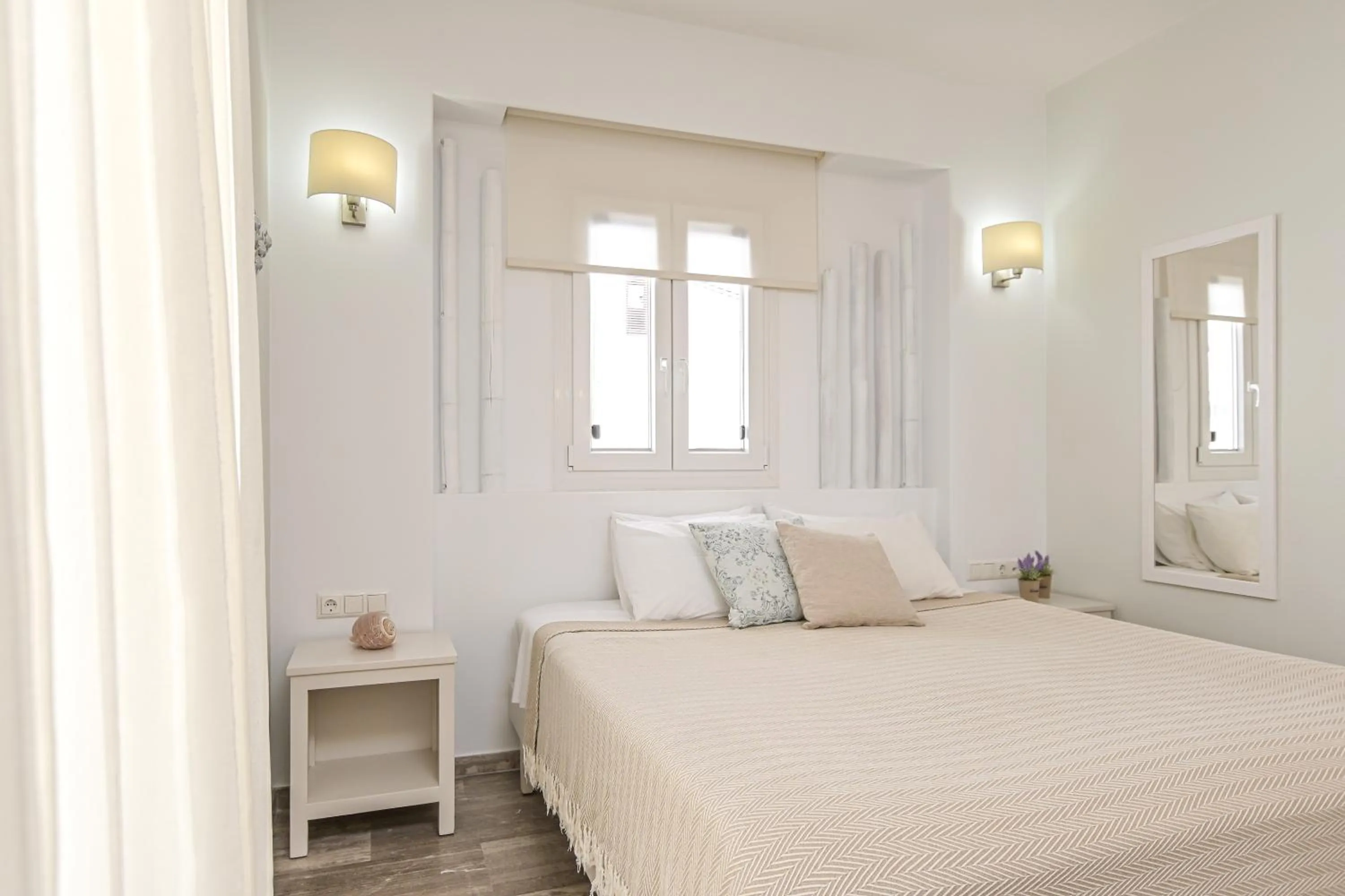 Bed in Blue Sky Summer