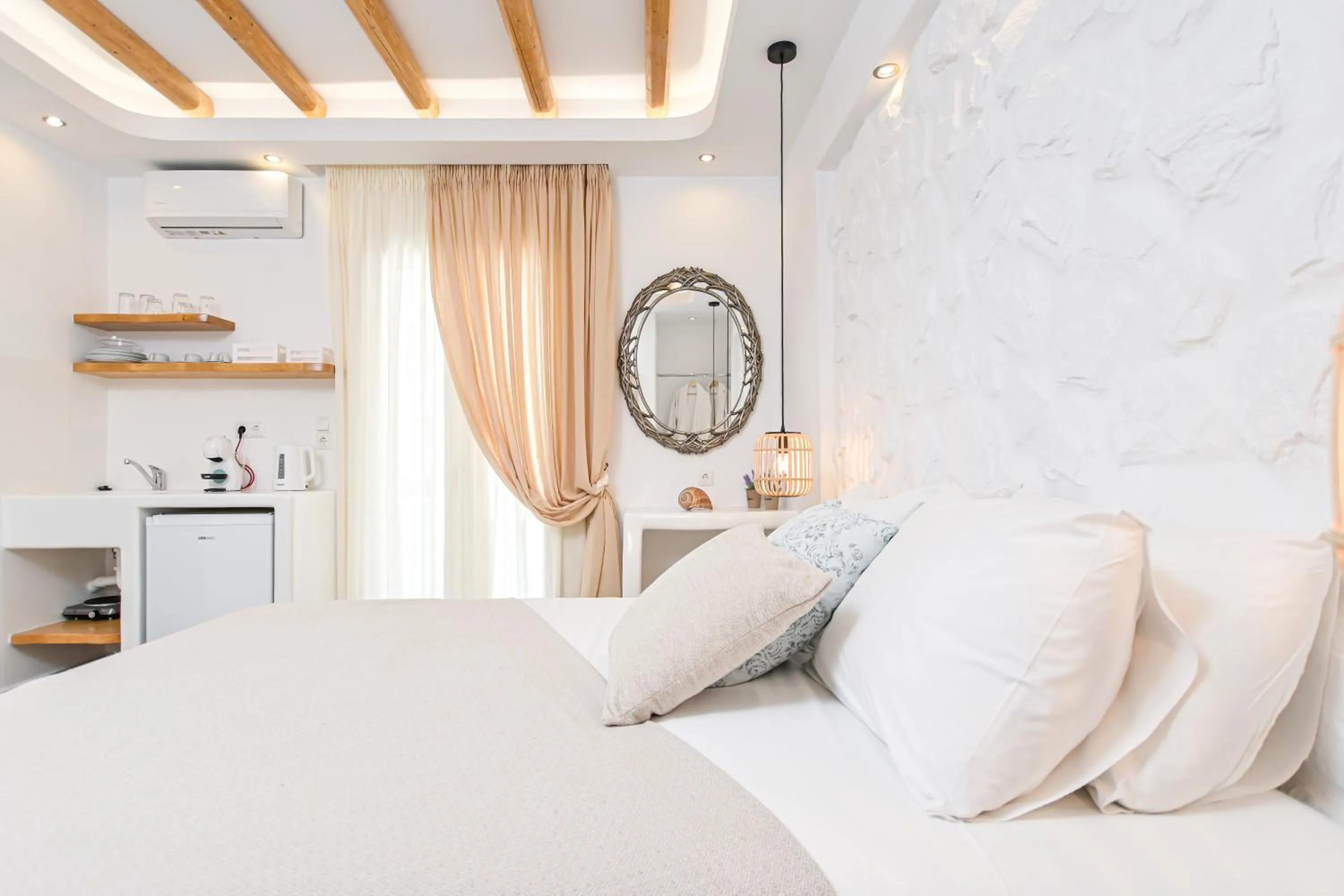 Bed in Blue Sky Summer