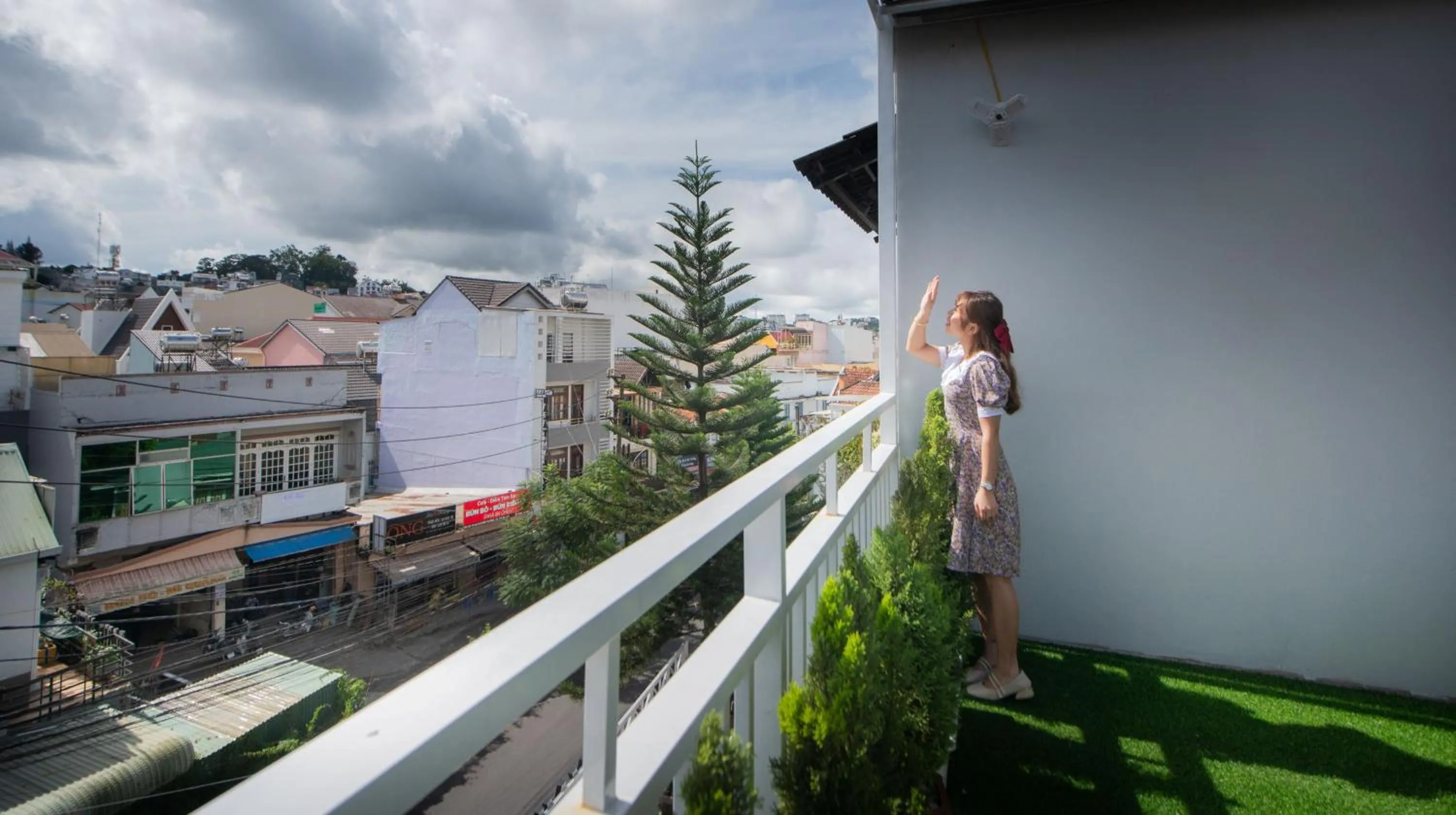 Balcony/Terrace in Duy Vinh Hotel Dalat