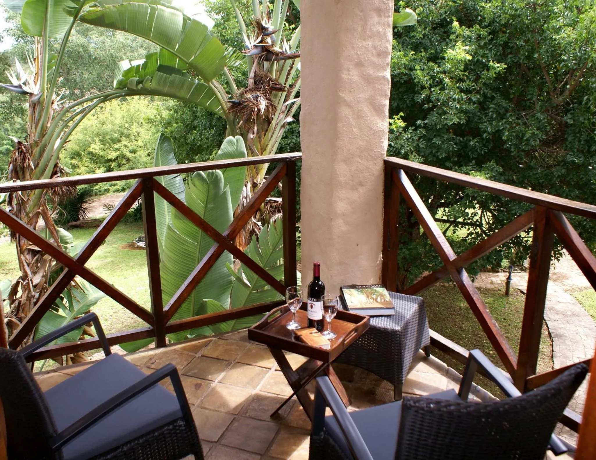 Balcony/Terrace in Crocodile Kruger Safari Lodge