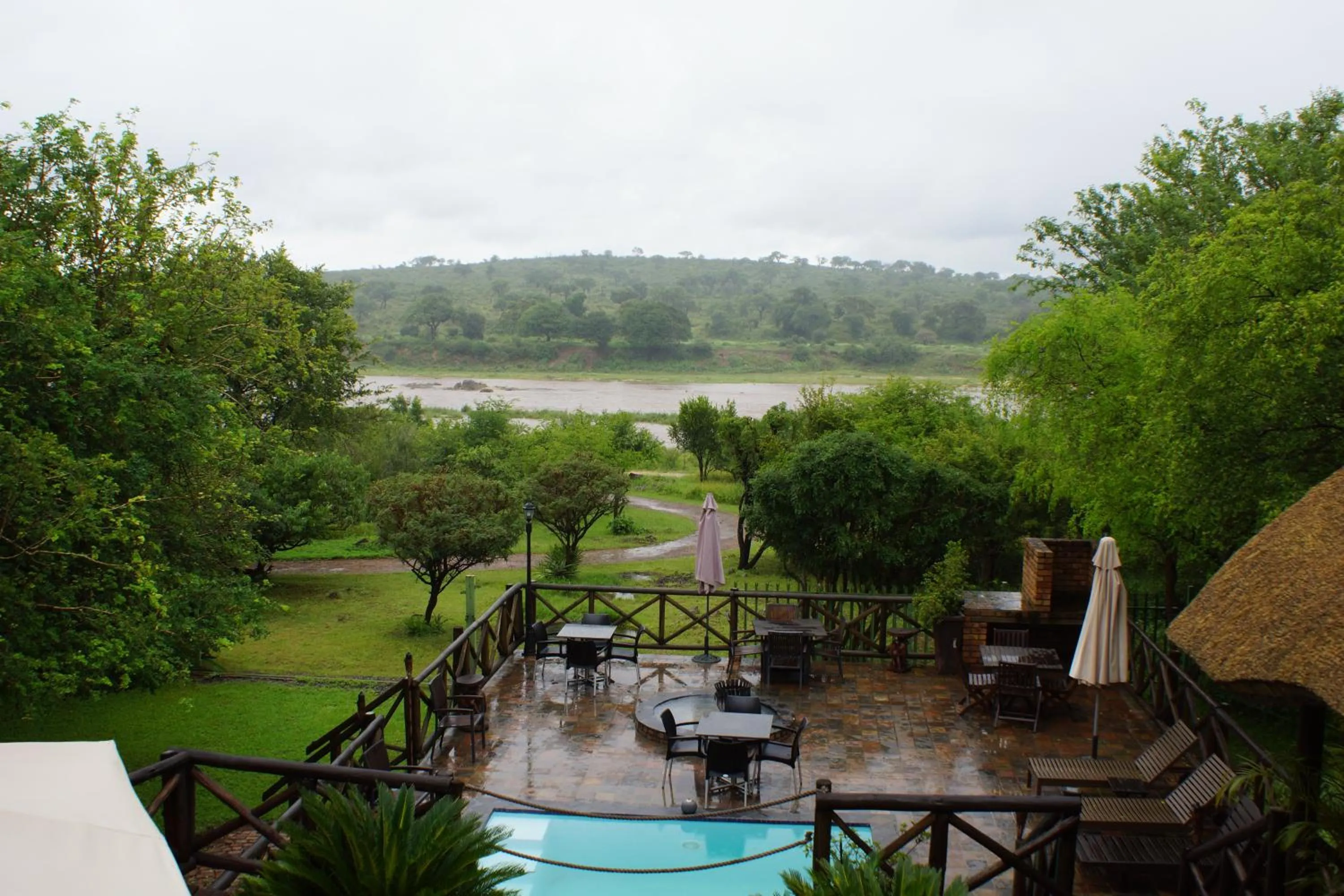 Balcony/Terrace in Crocodile Kruger Safari Lodge