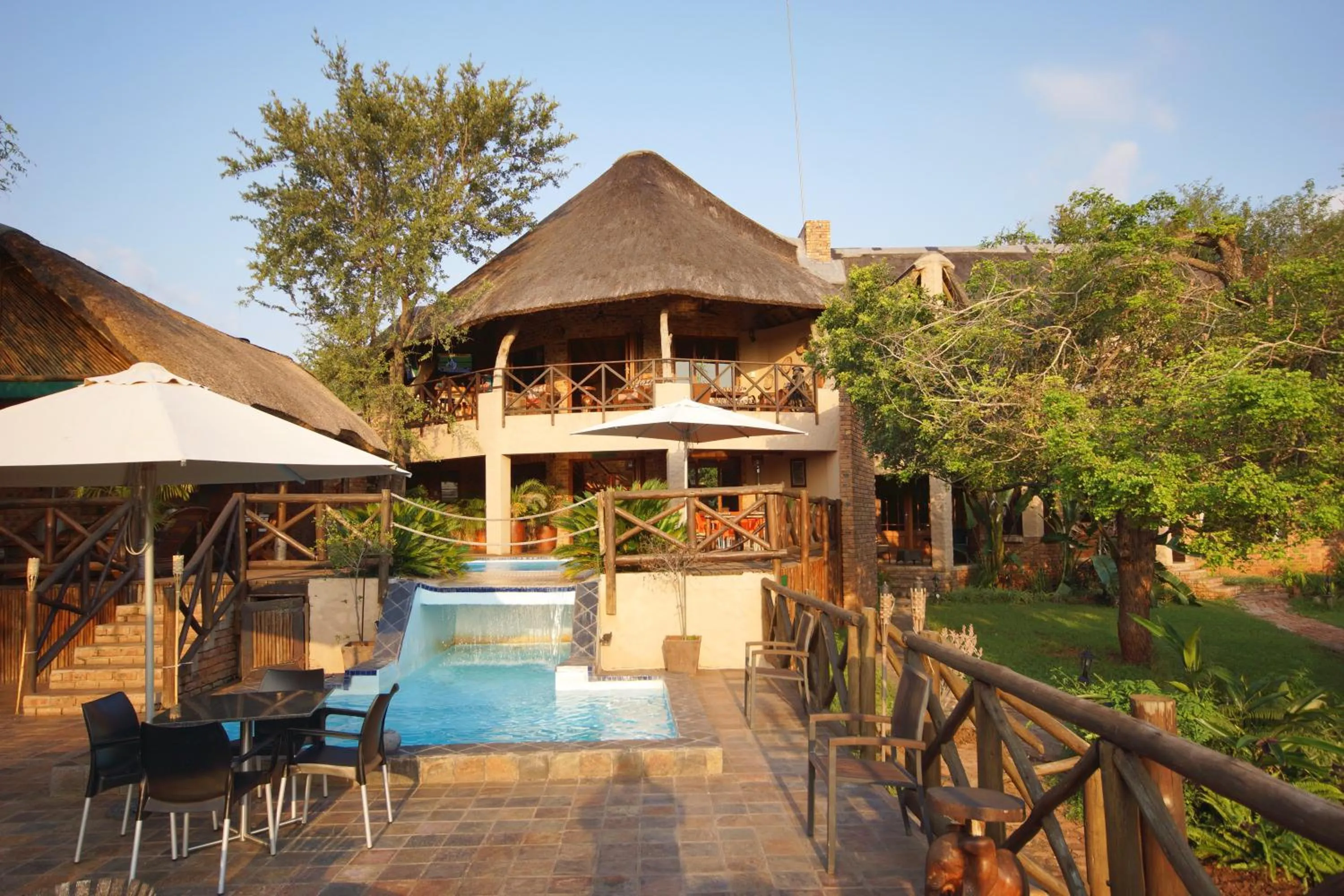 Facade/entrance in Crocodile Kruger Safari Lodge