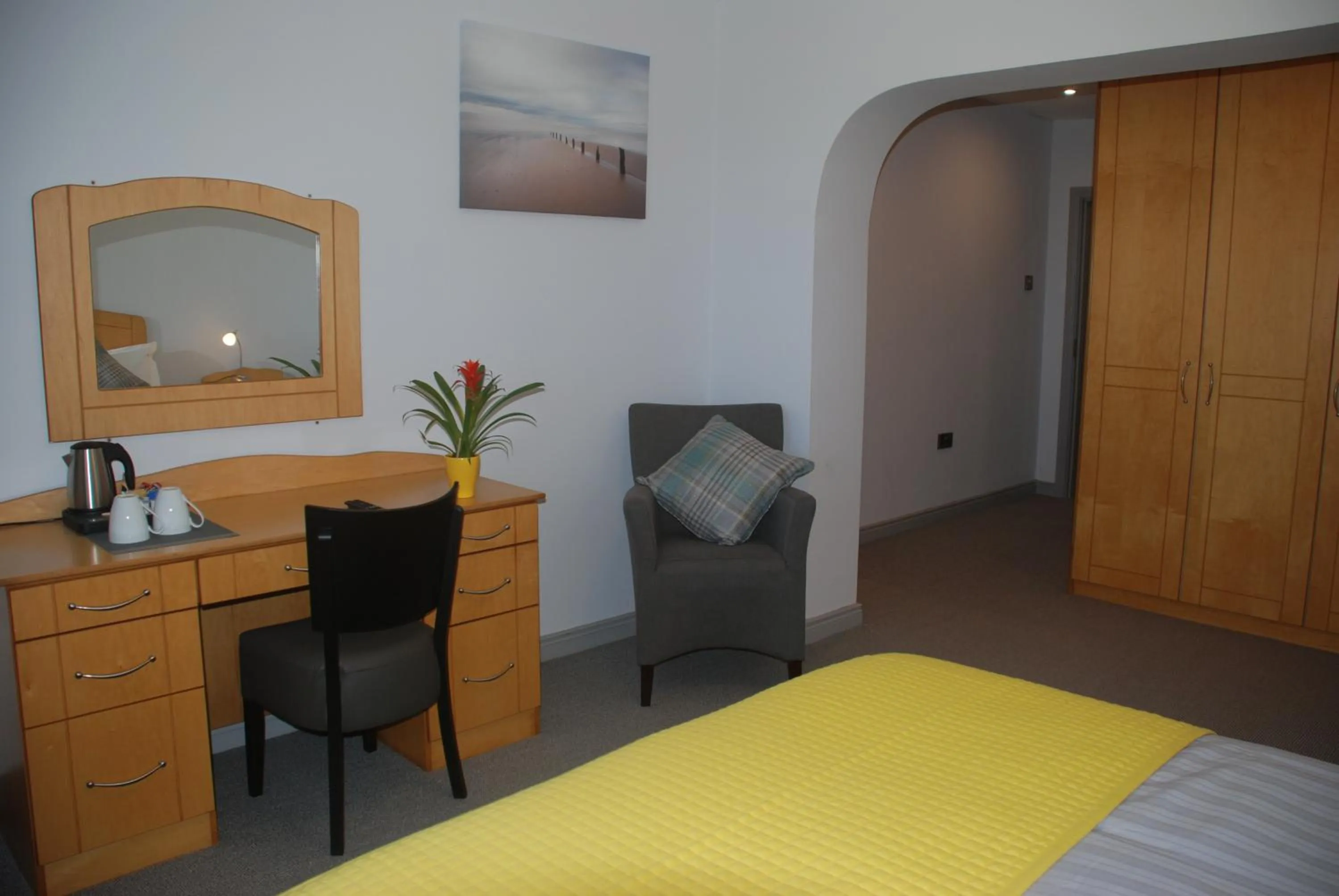 Bedroom, Bed in Tuskar House by the Sea