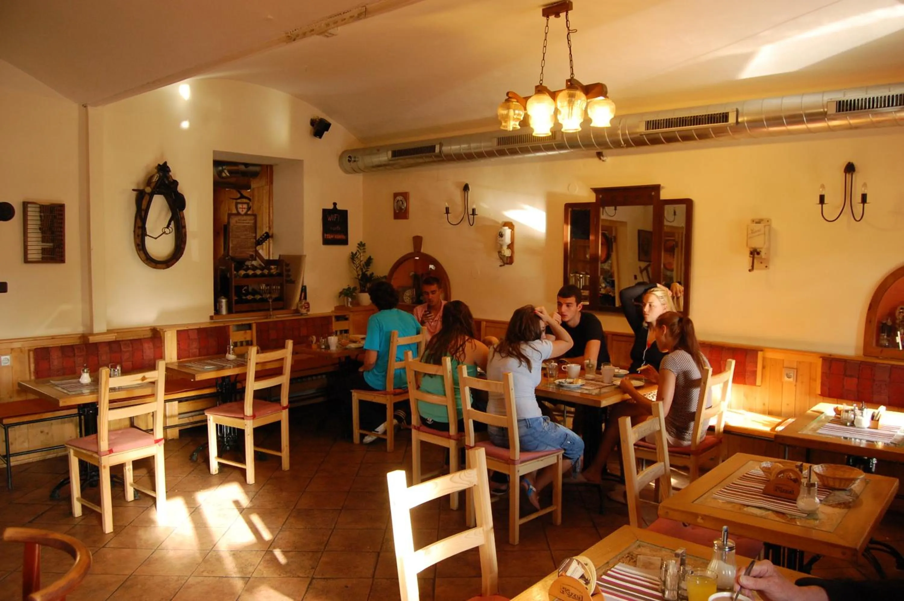 Buffet breakfast in Pension Akat