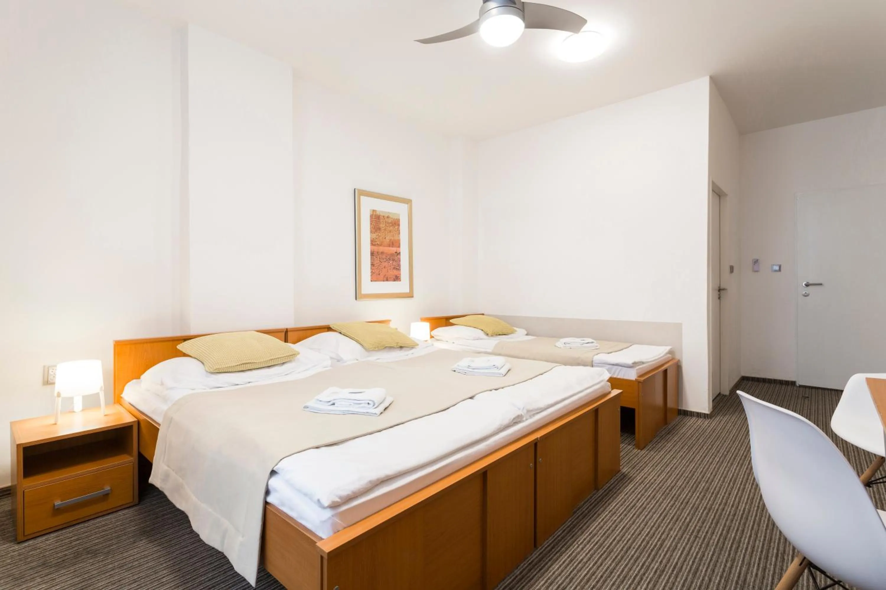 Bedroom, Bed in Pension Akat